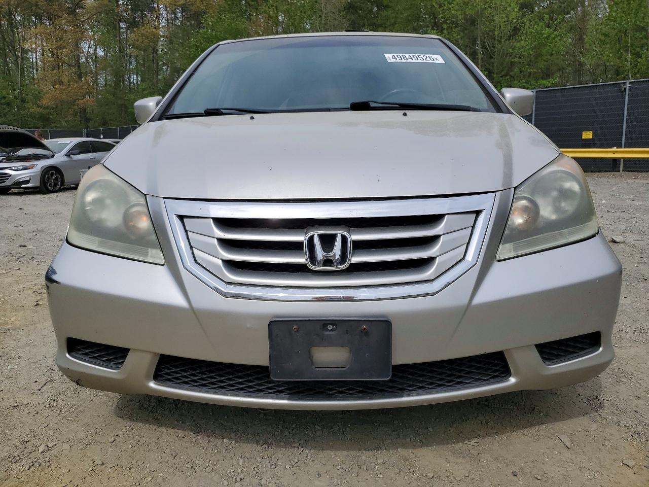2009 Honda Odyssey Exl Silver vin: 5FNRL38739B048947
