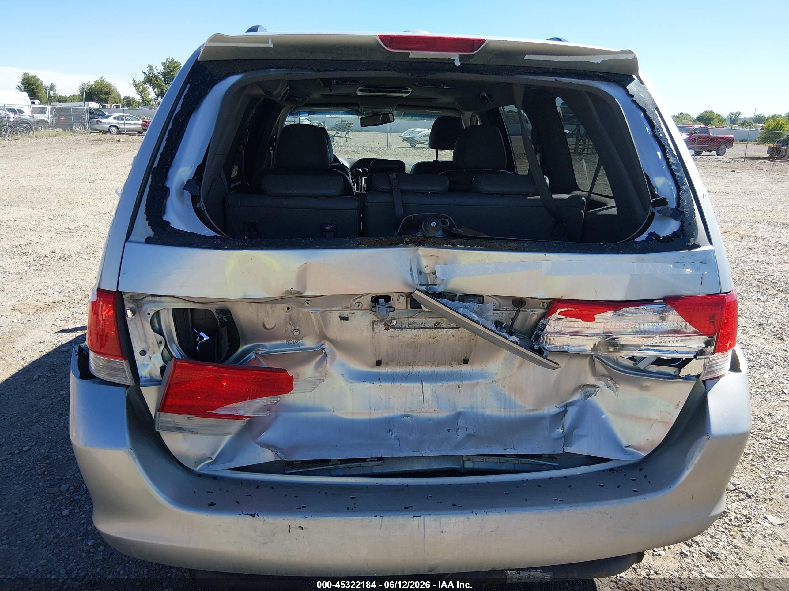 2009 Honda Odyssey Ex-l Silver vin: 5FNRL38739B055641