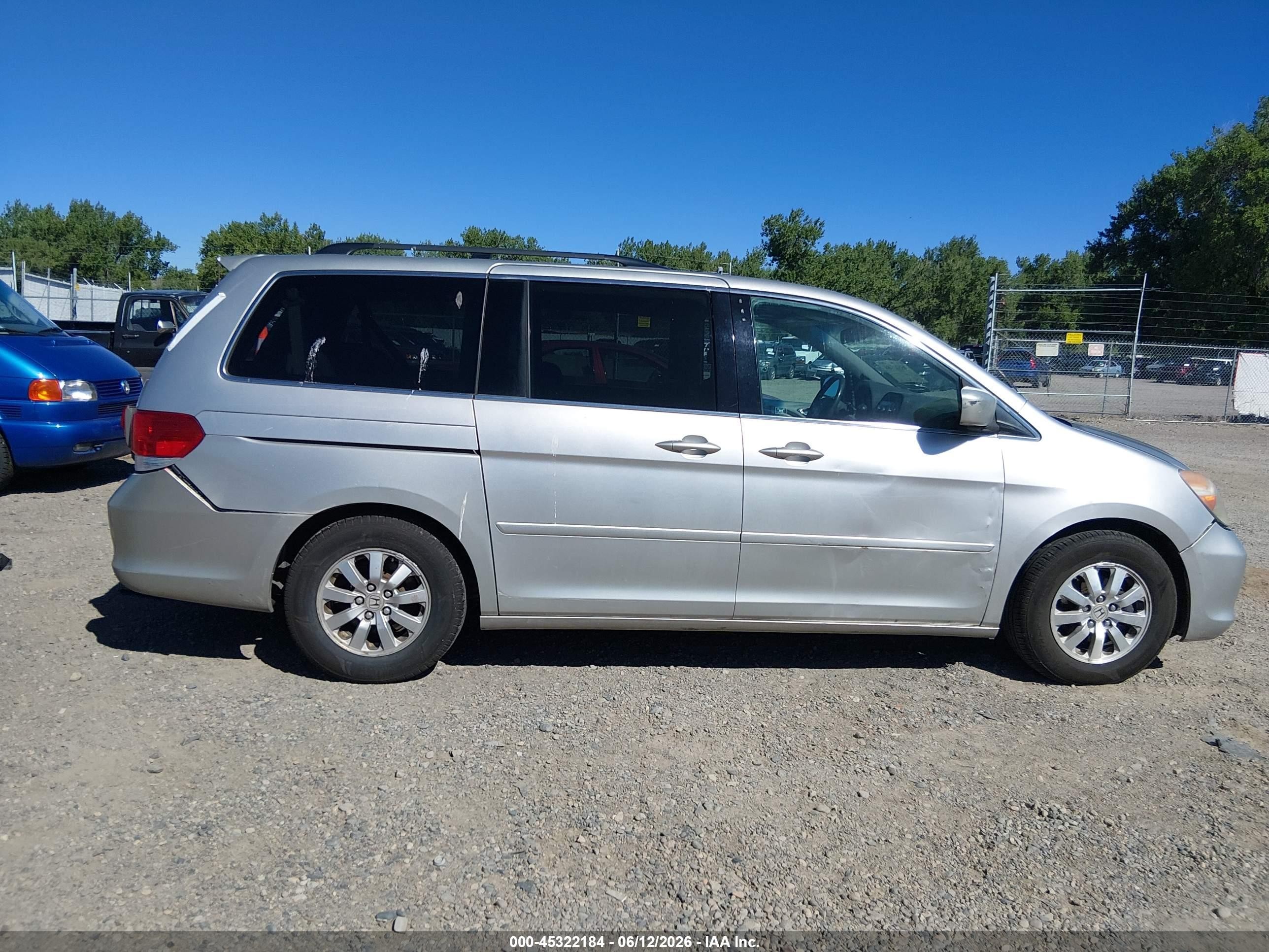 2009 Honda Odyssey Ex-l Silver vin: 5FNRL38739B055641