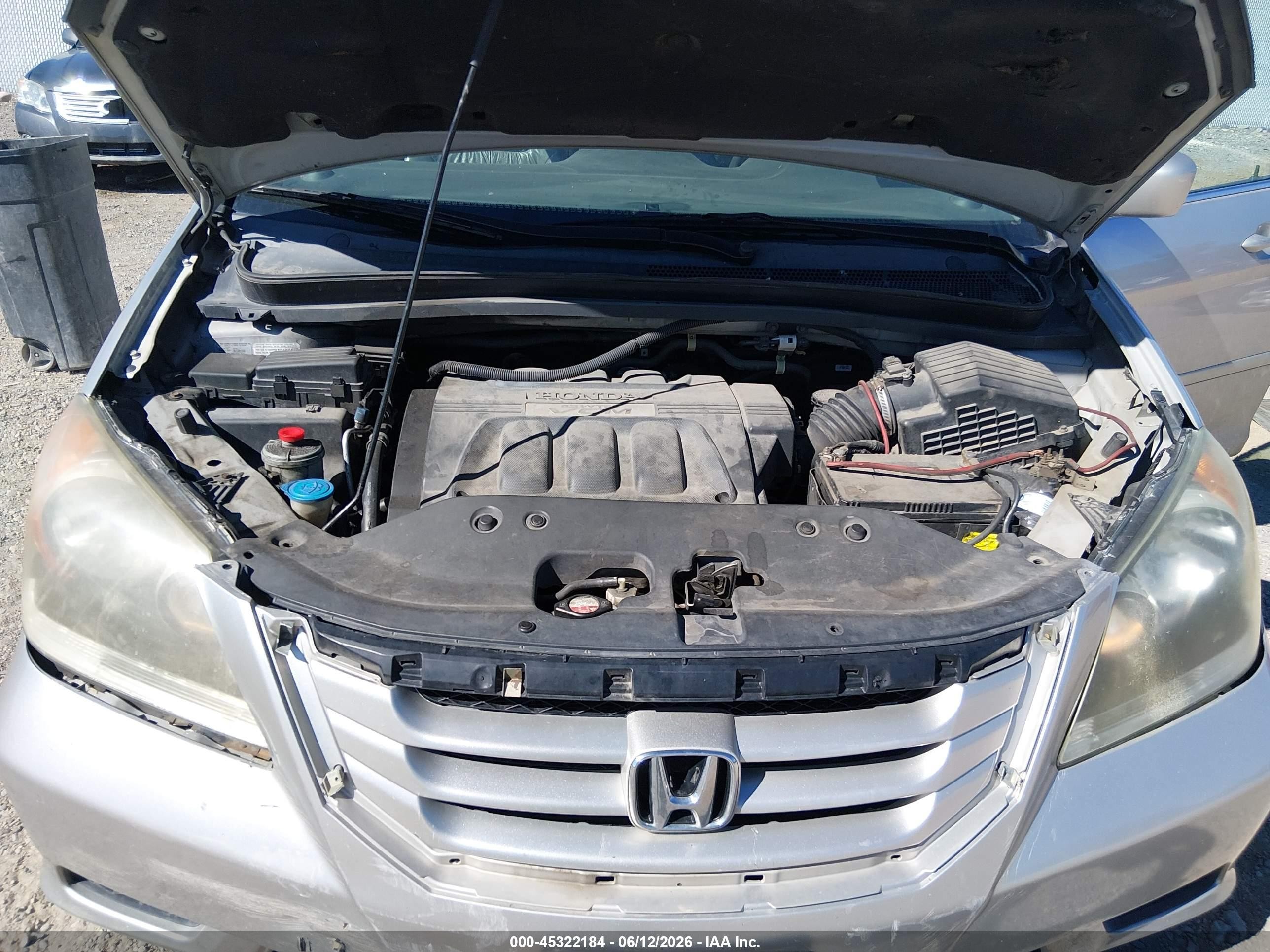 2009 Honda Odyssey Ex-l Silver vin: 5FNRL38739B055641