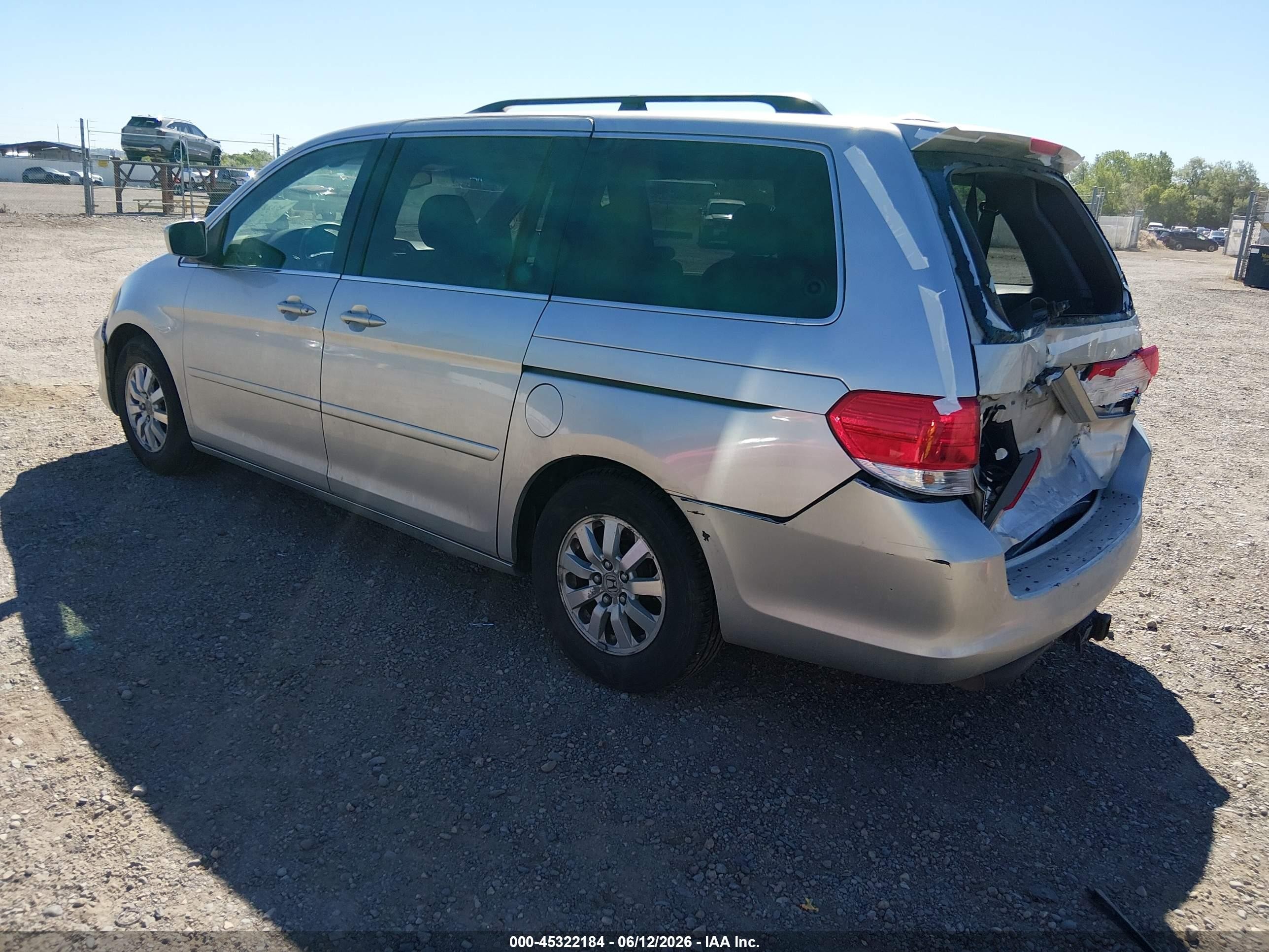 2009 Honda Odyssey Ex-l Silver vin: 5FNRL38739B055641