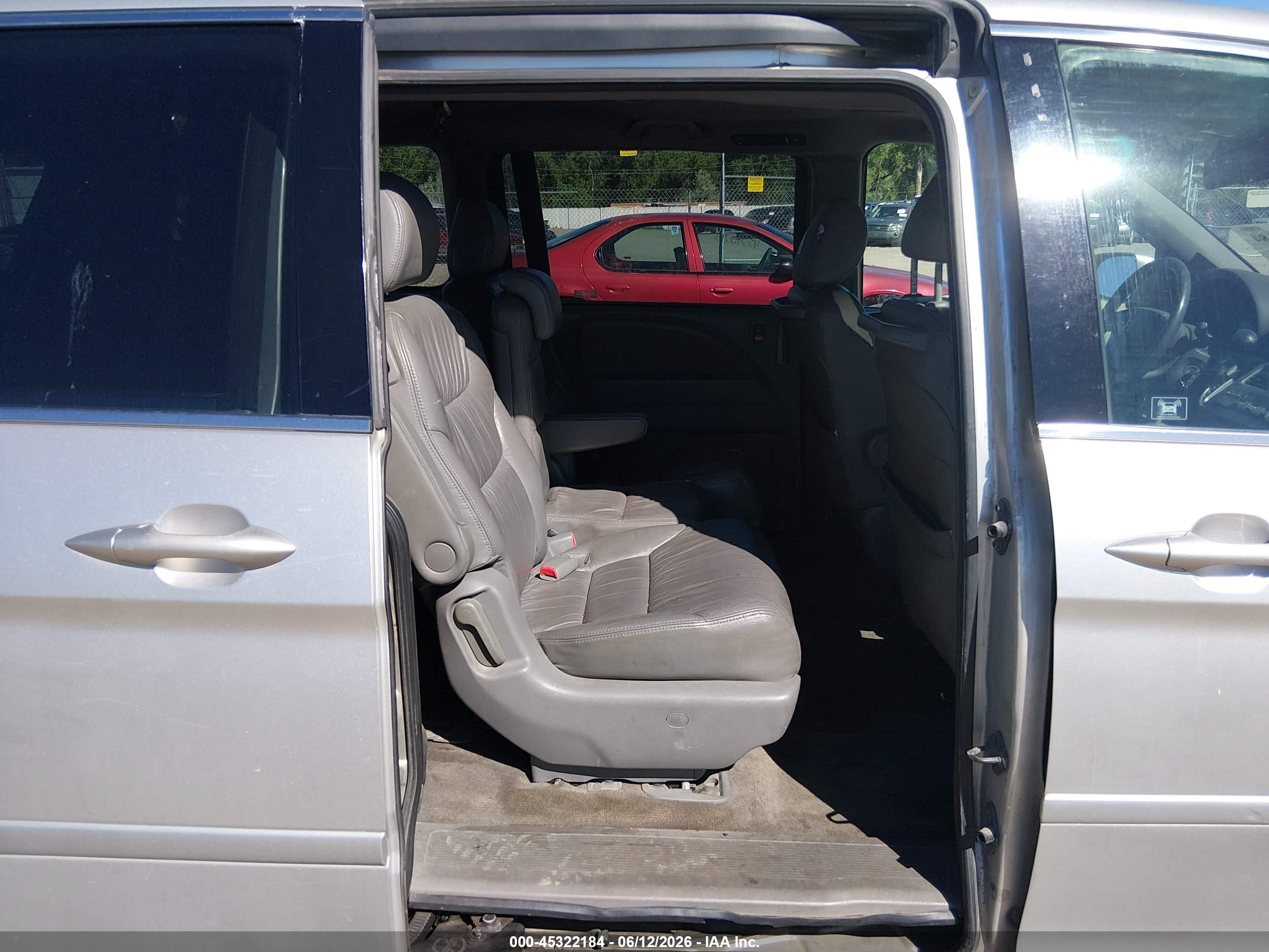 2009 Honda Odyssey Ex-l Silver vin: 5FNRL38739B055641