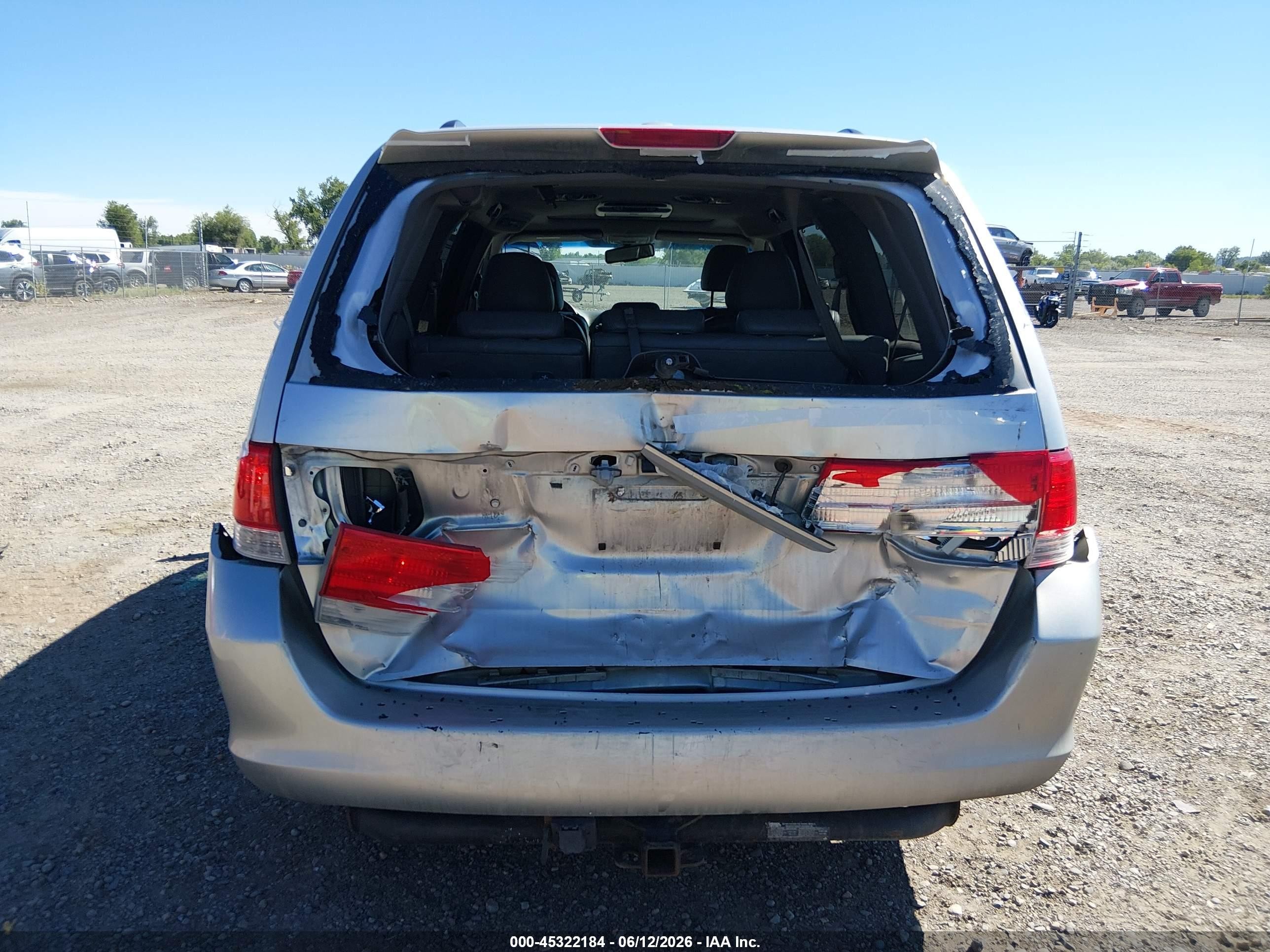 2009 Honda Odyssey Ex-l Silver vin: 5FNRL38739B055641