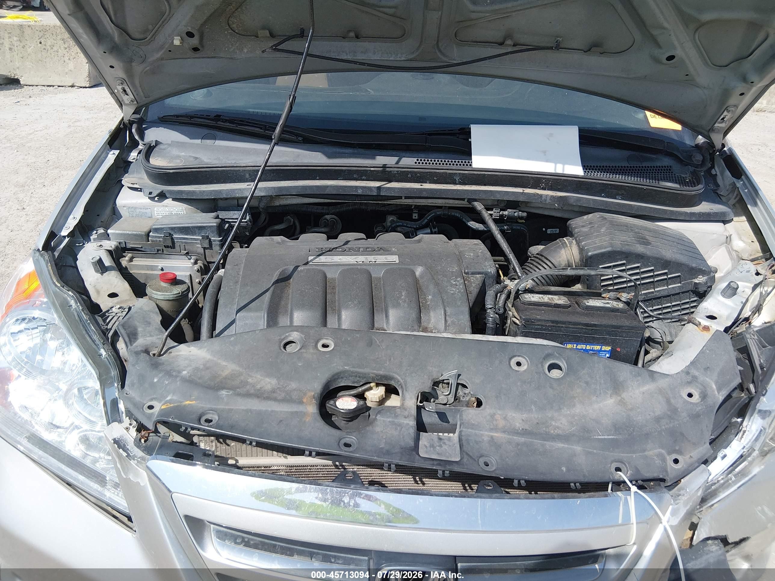 2005 Honda Odyssey Ex-l Gold vin: 5FNRL38745B129675