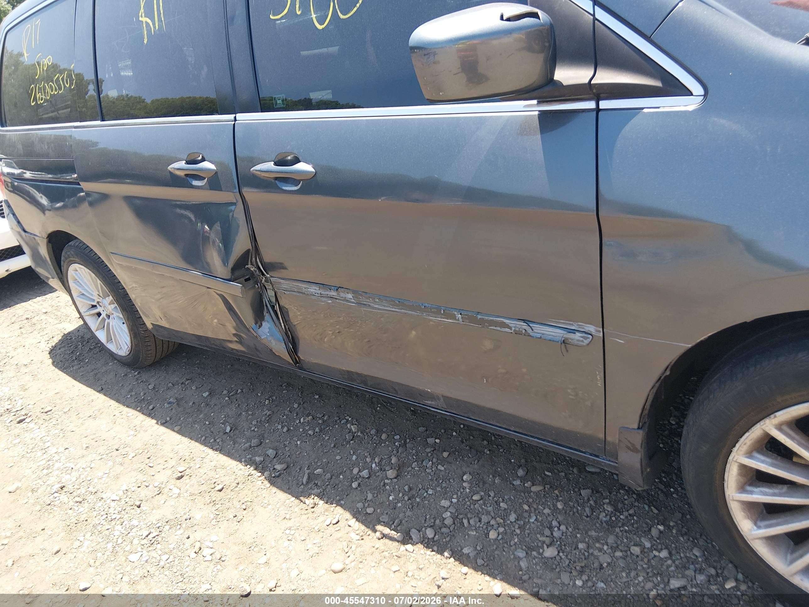 2006 Honda Odyssey Ex-l Gray vin: 5FNRL38746B015001