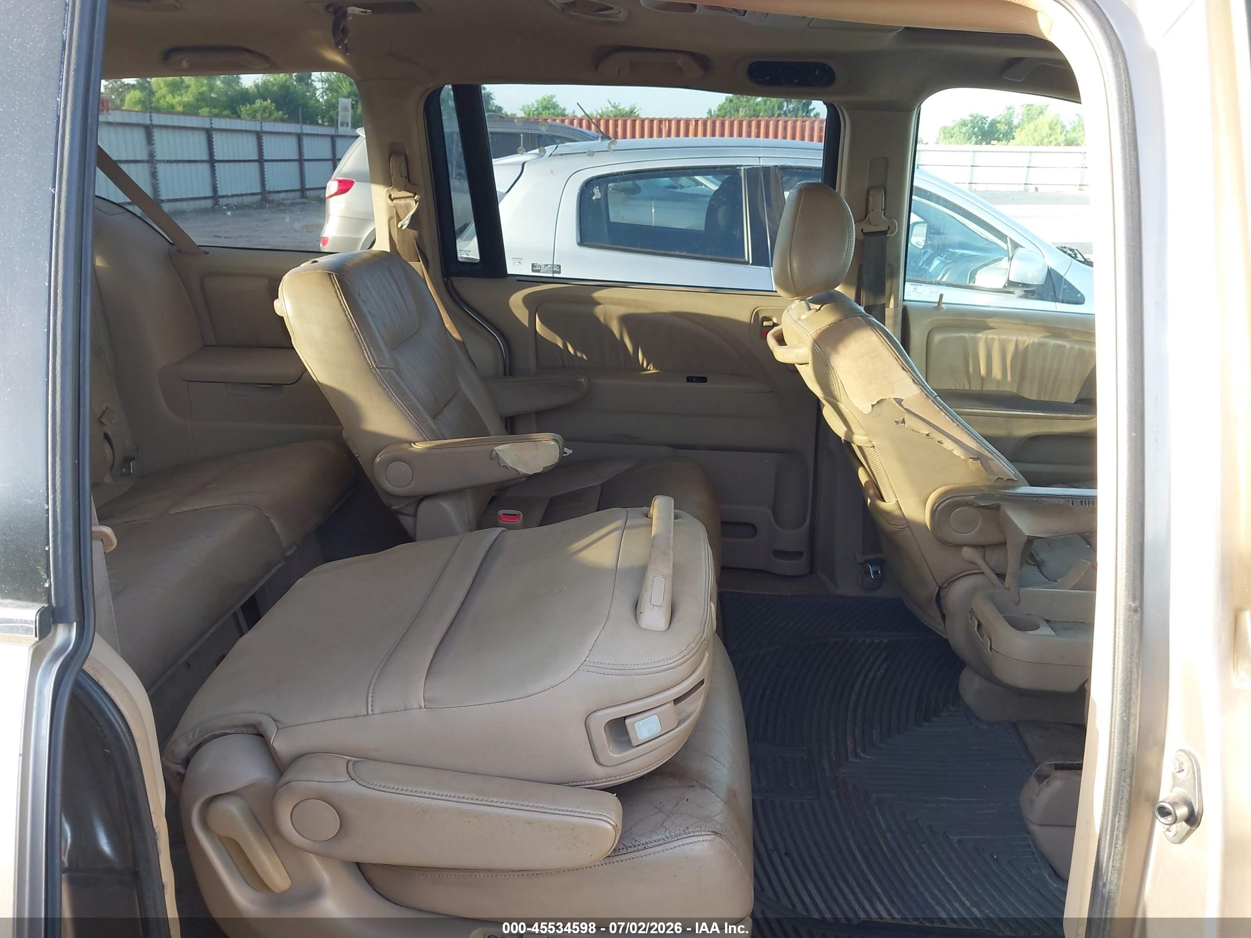 2006 Honda Odyssey Ex-l Tan vin: 5FNRL38746B027746