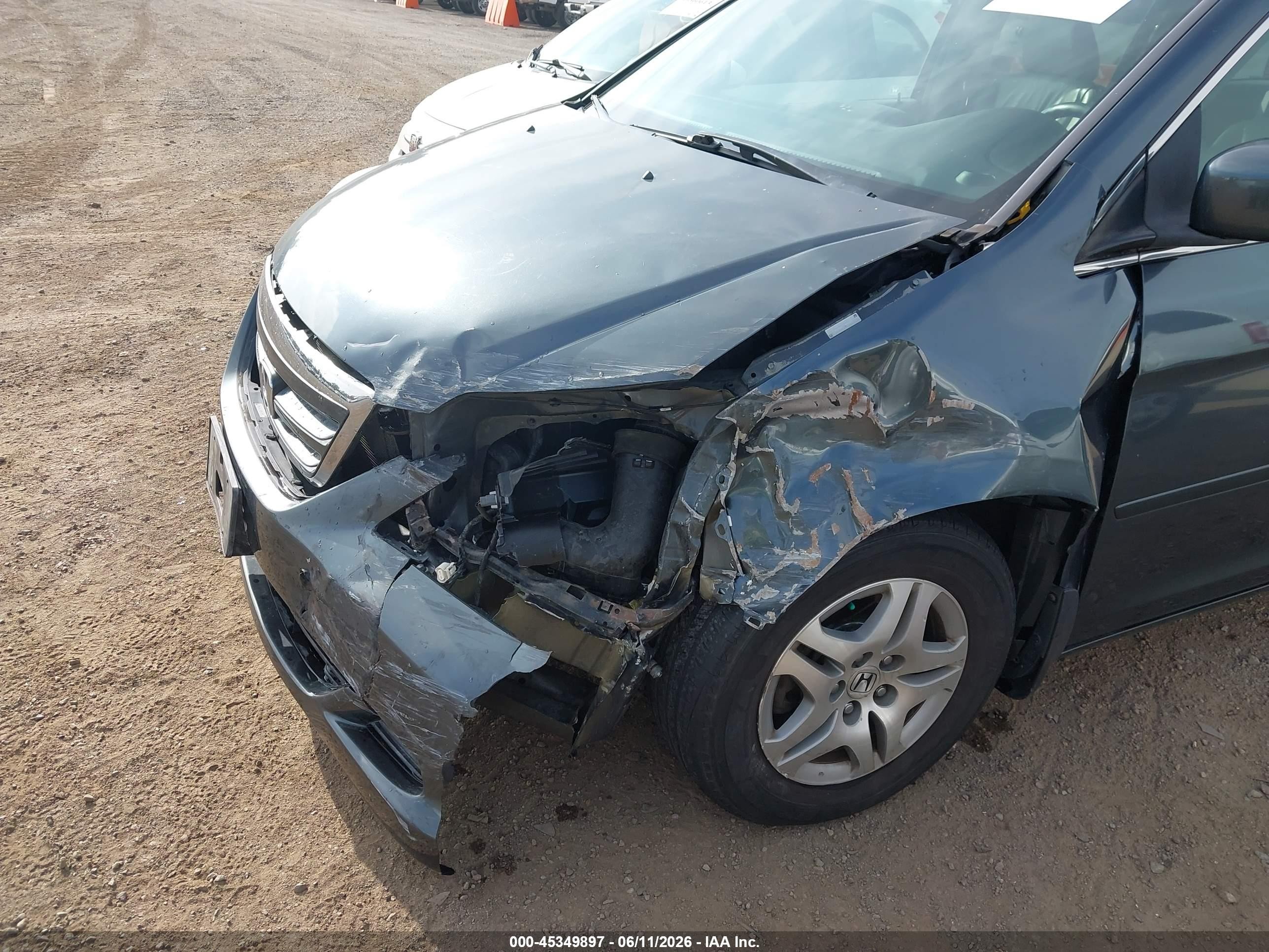 2006 Honda Odyssey Ex-l Pewter vin: 5FNRL38746B430545