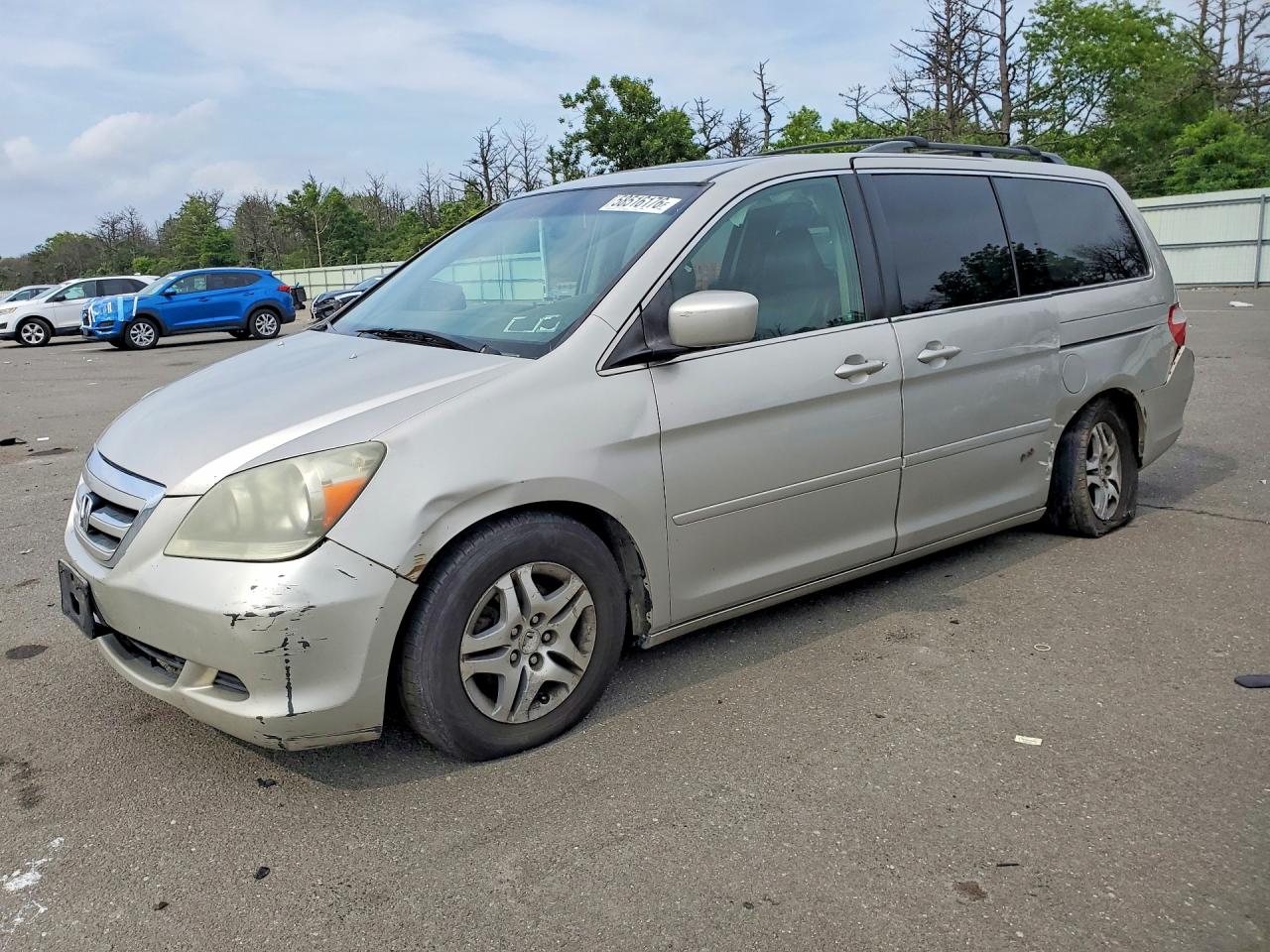 2006 Honda Odyssey Exl Silver vin: 5FNRL38746B440959