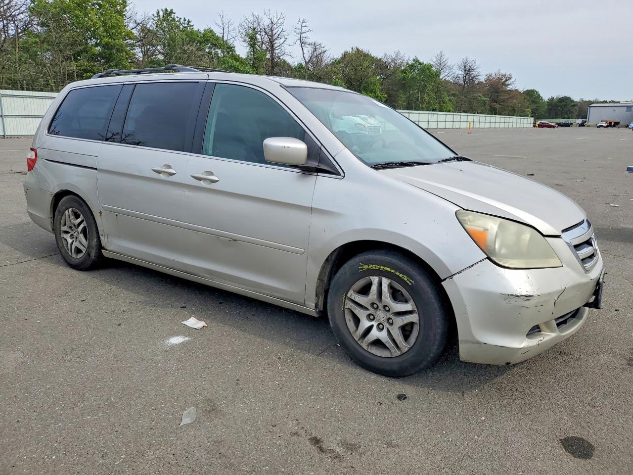 2006 Honda Odyssey Exl Серебряный vin: 5FNRL38746B440959