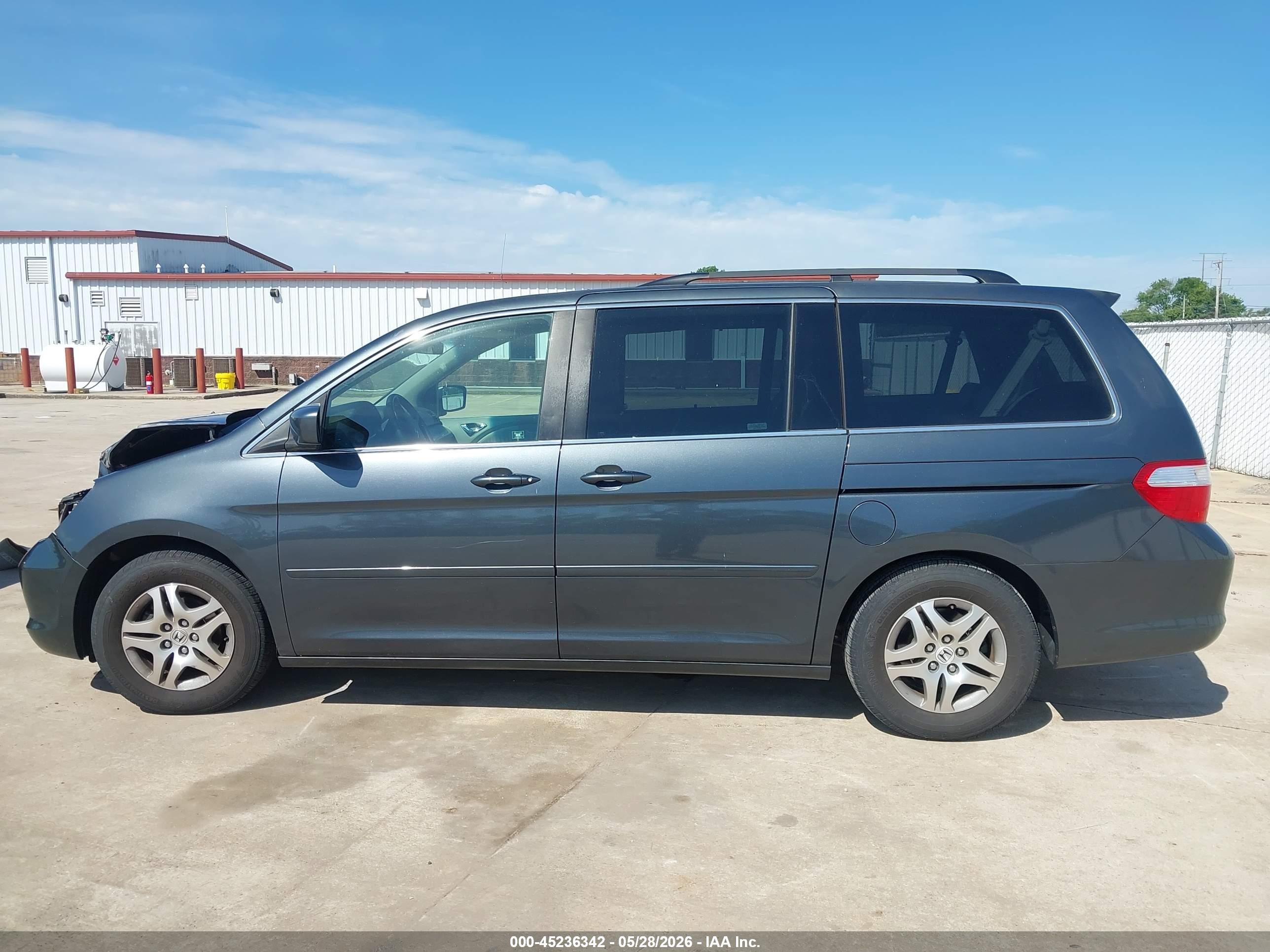 2006 Honda Odyssey Ex-l Серый vin: 5FNRL38746B454070
