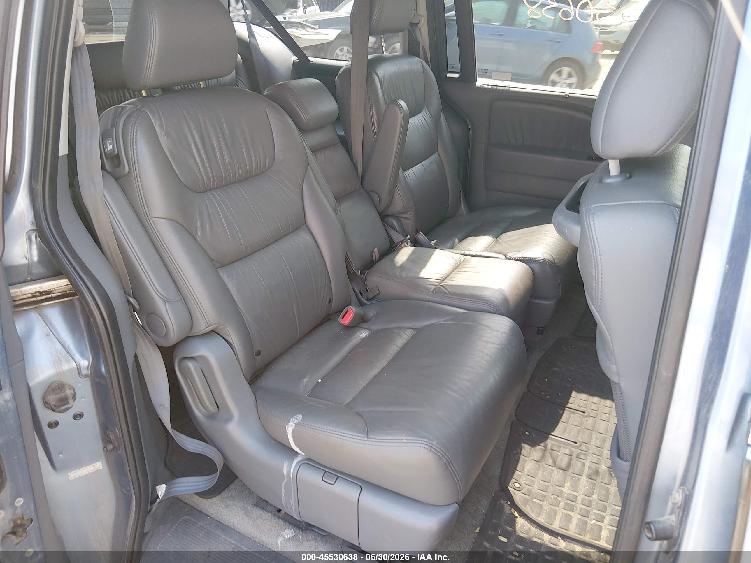 2007 Honda Odyssey Ex-l Blue vin: 5FNRL38747B014710