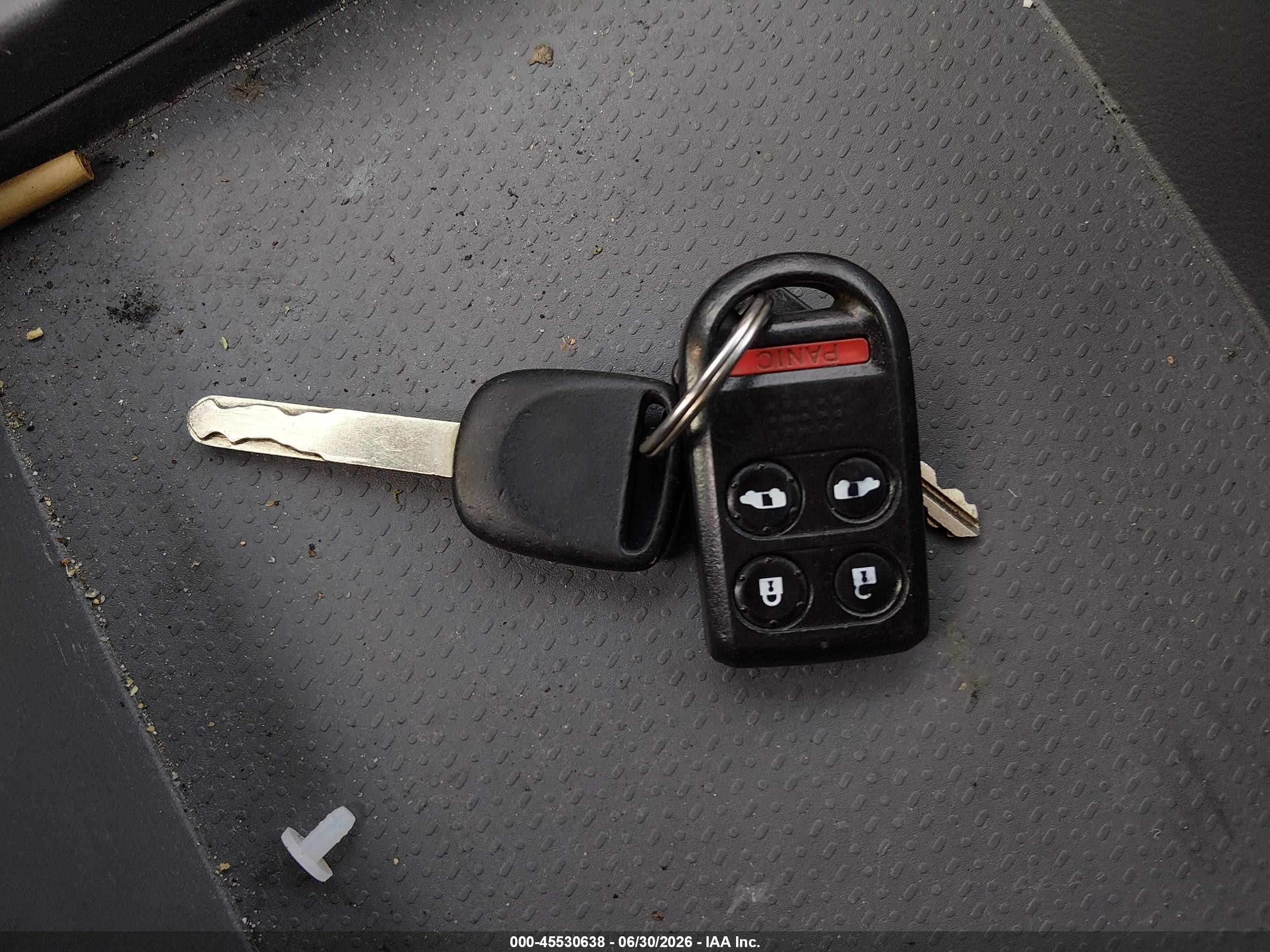 2007 Honda Odyssey Ex-l Blue vin: 5FNRL38747B014710