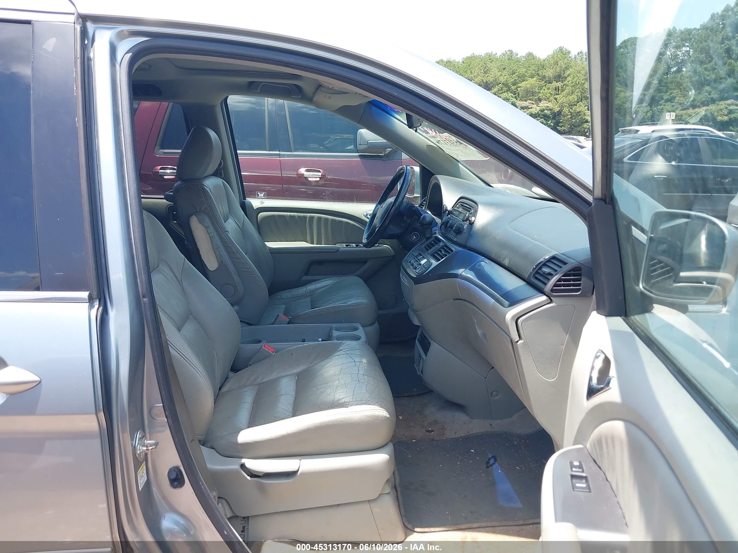 2007 Honda Odyssey Ex-l Light Blue vin: 5FNRL38747B031149