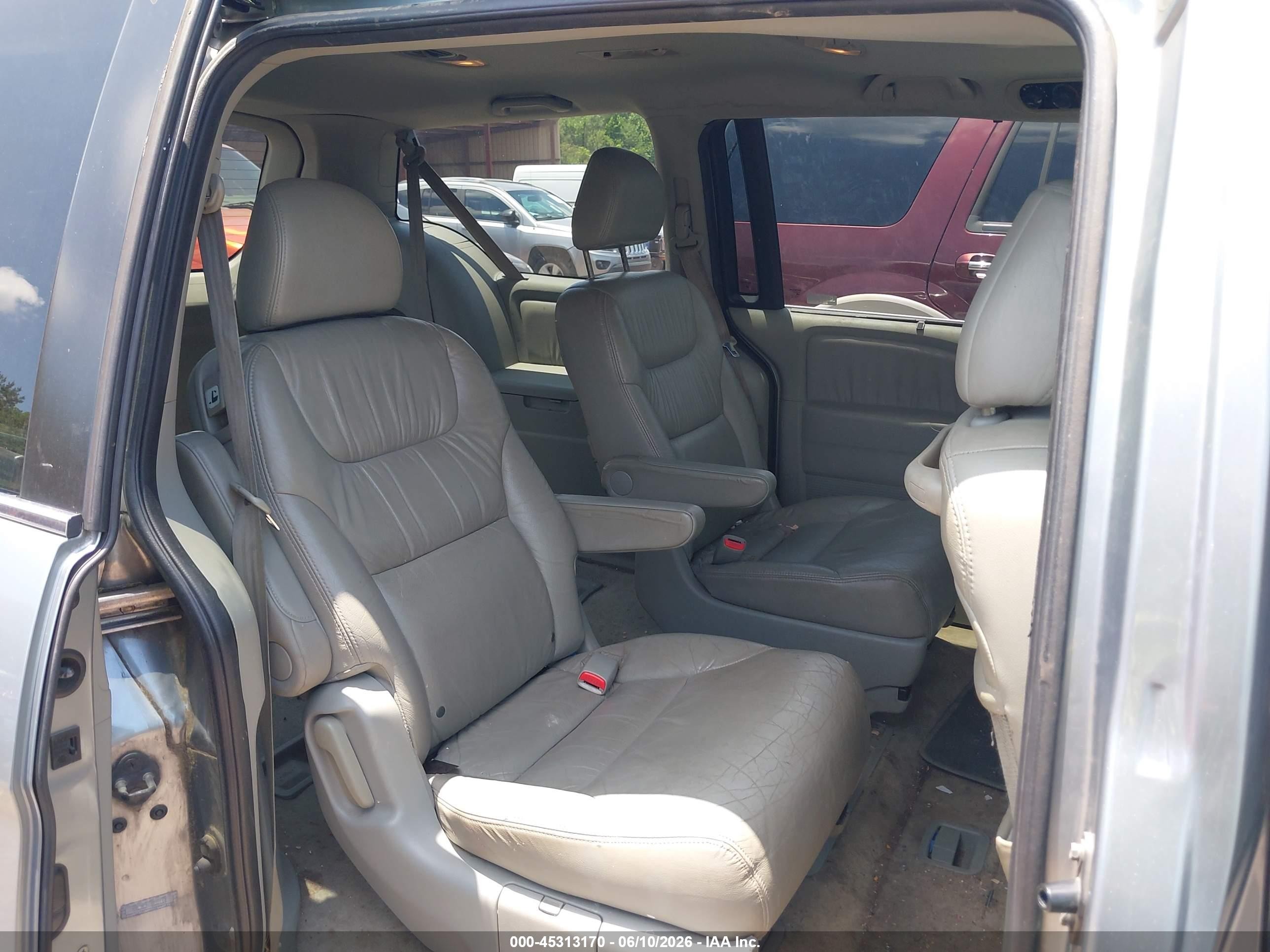 2007 Honda Odyssey Ex-l Light Blue vin: 5FNRL38747B031149