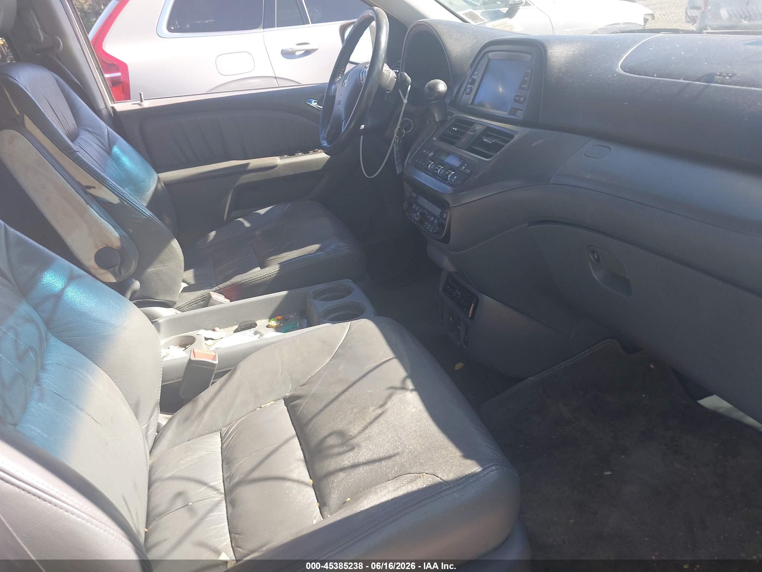 2007 Honda Odyssey Ex-l Silver vin: 5FNRL38747B066306