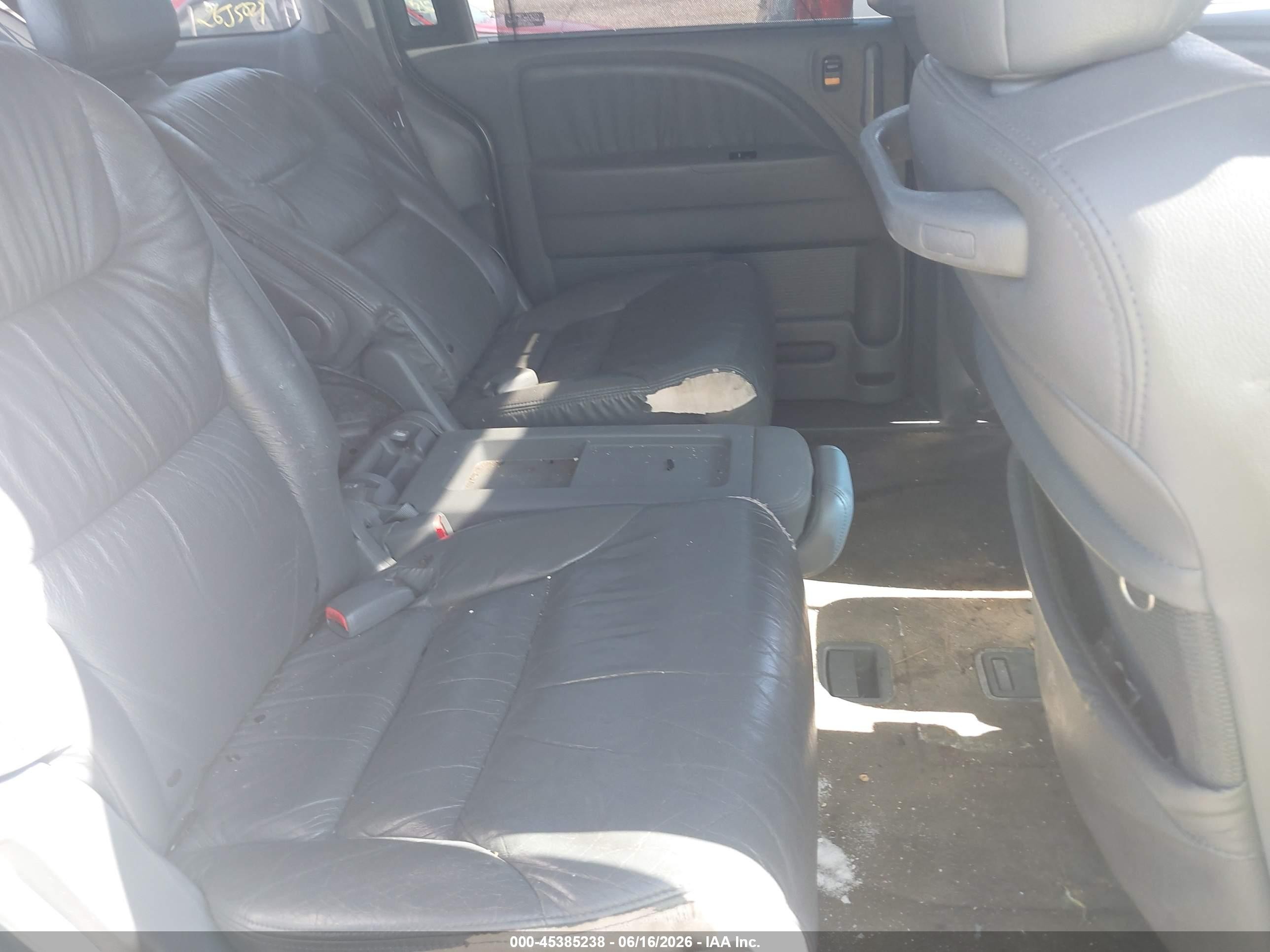 2007 Honda Odyssey Ex-l Silver vin: 5FNRL38747B066306