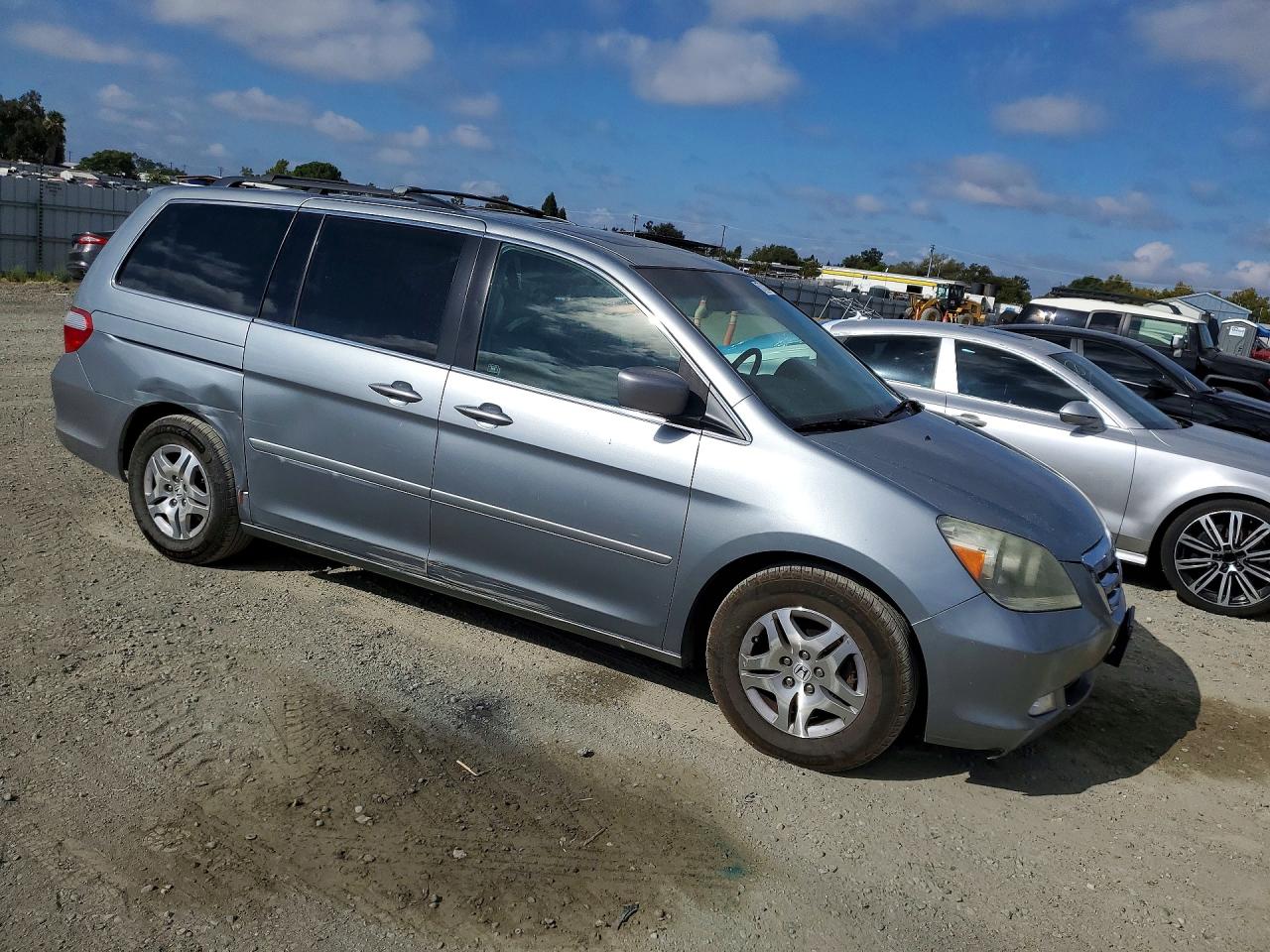 2007 Honda Odyssey Exl Бирюзовый vin: 5FNRL38747B075507