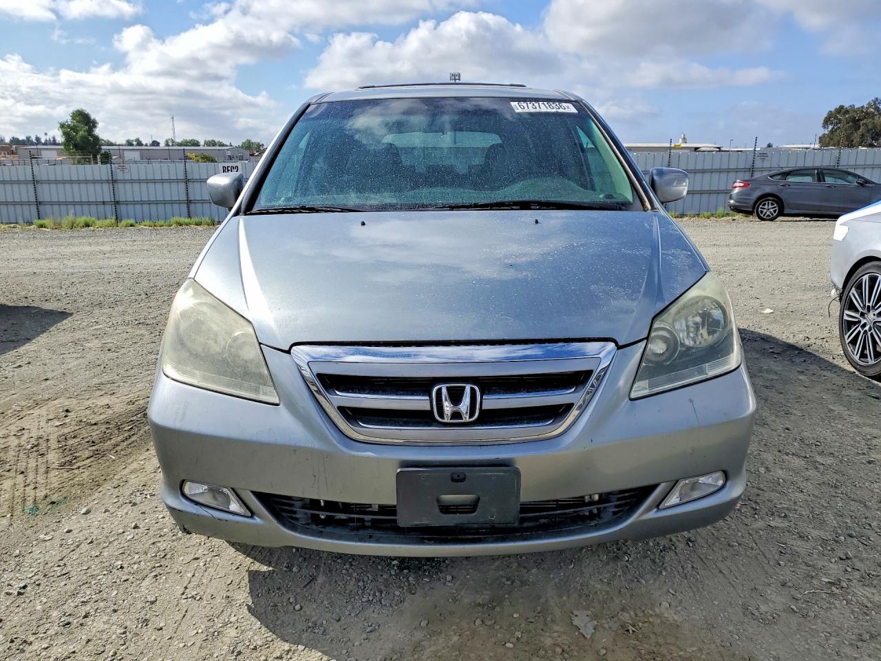 2007 Honda Odyssey Exl Бирюзовый vin: 5FNRL38747B075507