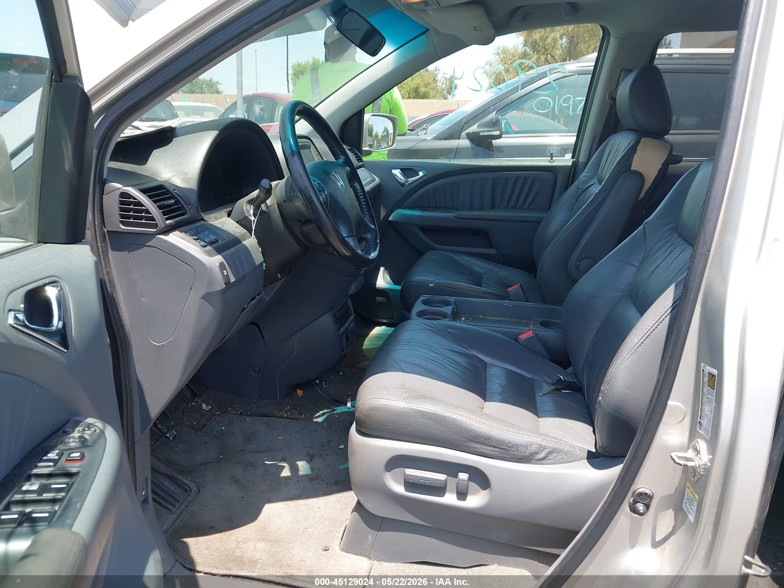2007 Honda Odyssey Ex-l Silver vin: 5FNRL38747B100972