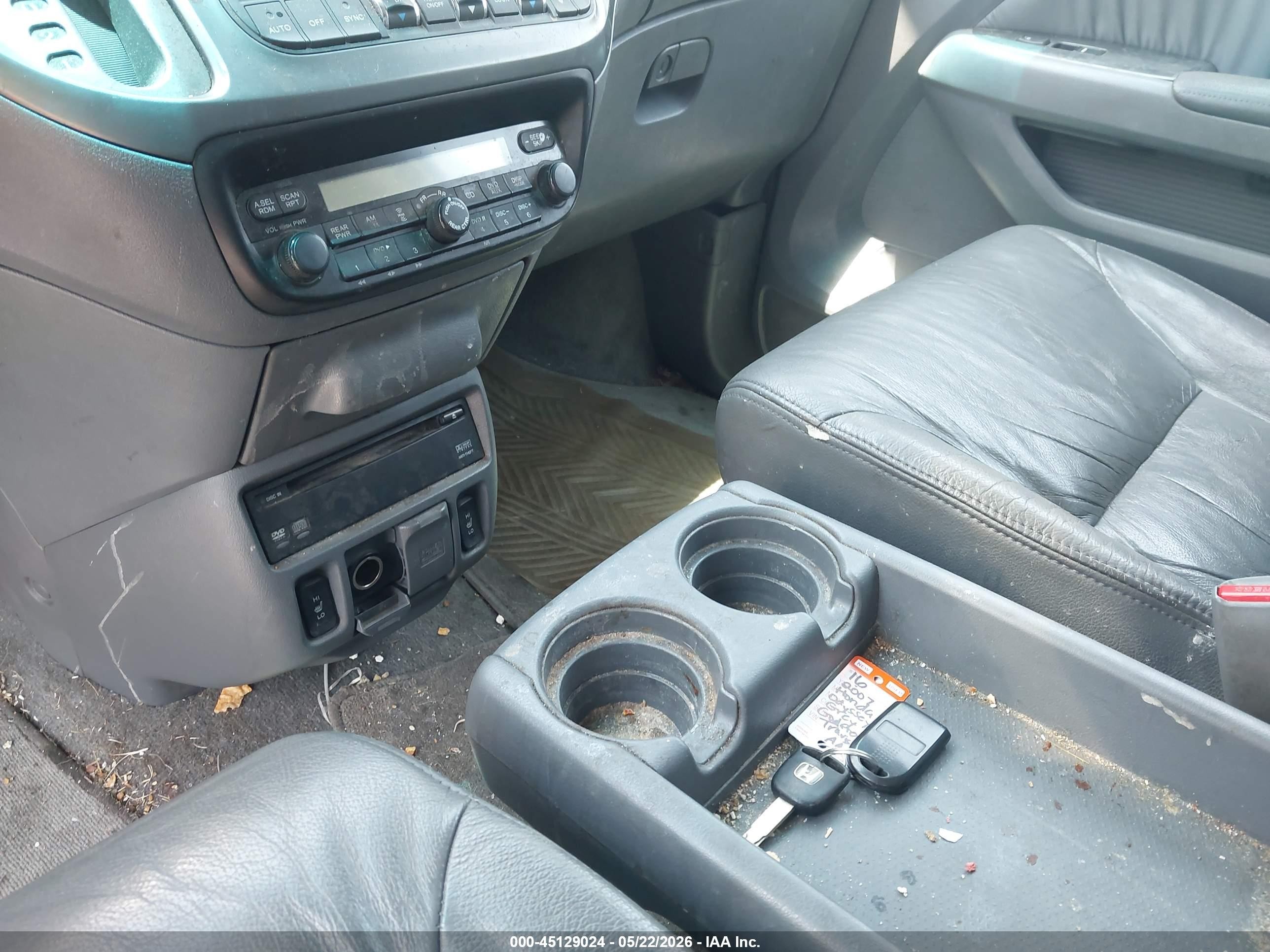 2007 Honda Odyssey Ex-l Silver vin: 5FNRL38747B100972