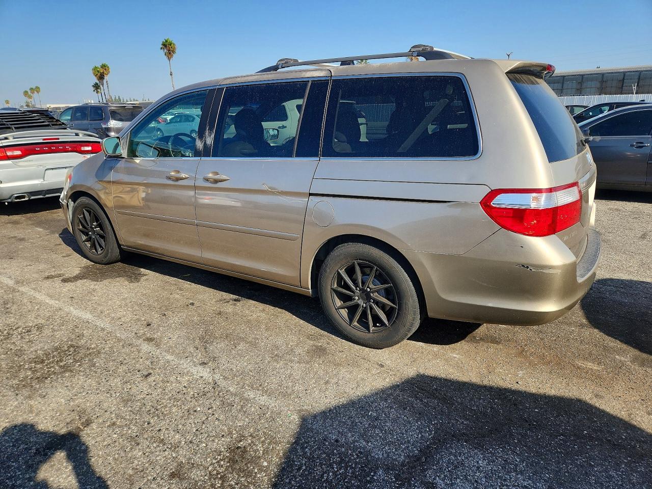 2007 Honda Odyssey Exl Золотой vin: 5FNRL38747B432202