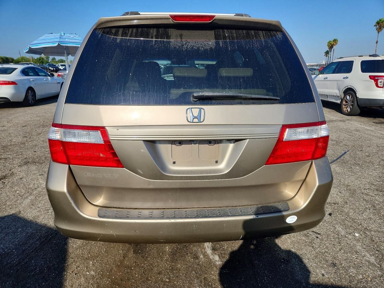 2007 Honda Odyssey Exl Золотой vin: 5FNRL38747B432202