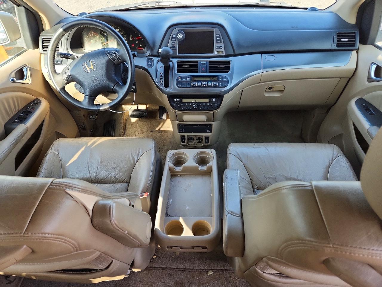 2007 Honda Odyssey Exl Золотой vin: 5FNRL38747B432202