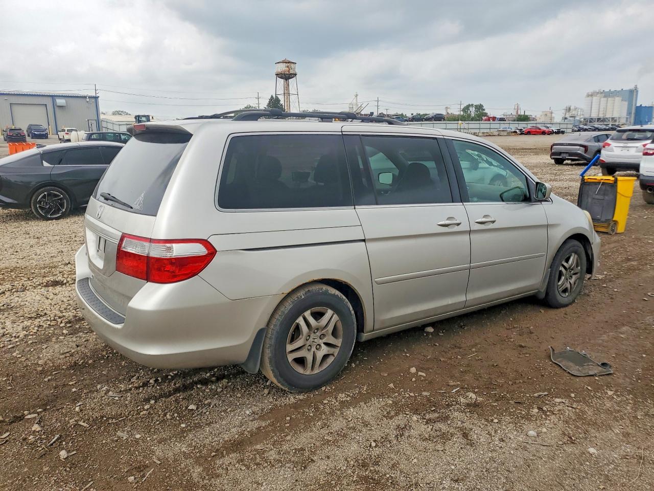 2007 Honda Odyssey Exl Silver vin: 5FNRL38747B439635