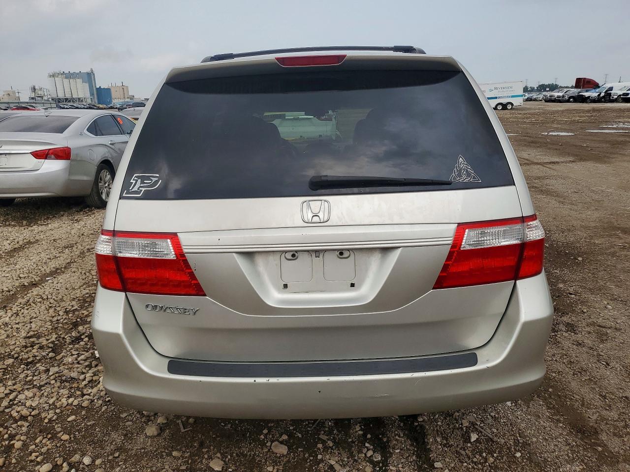 2007 Honda Odyssey Exl Silver vin: 5FNRL38747B439635