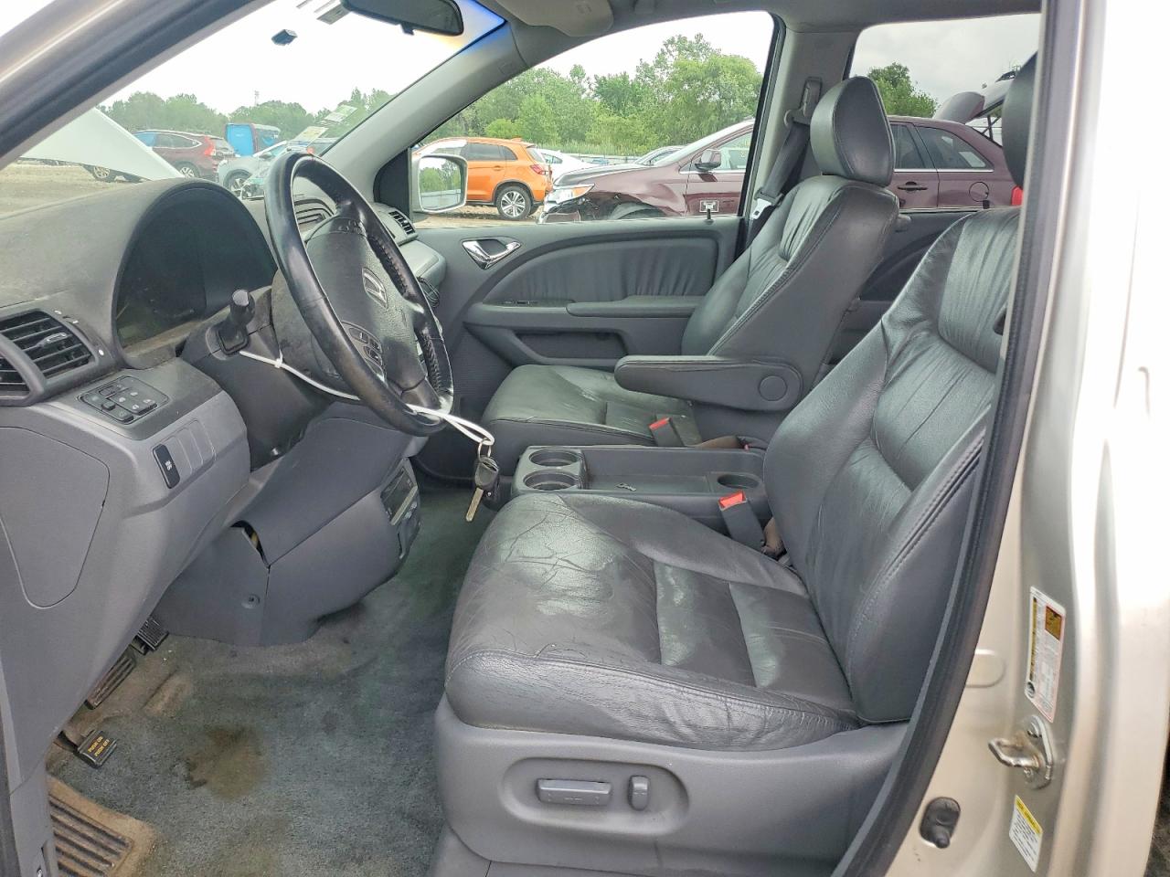 2007 Honda Odyssey Exl Silver vin: 5FNRL38747B439635