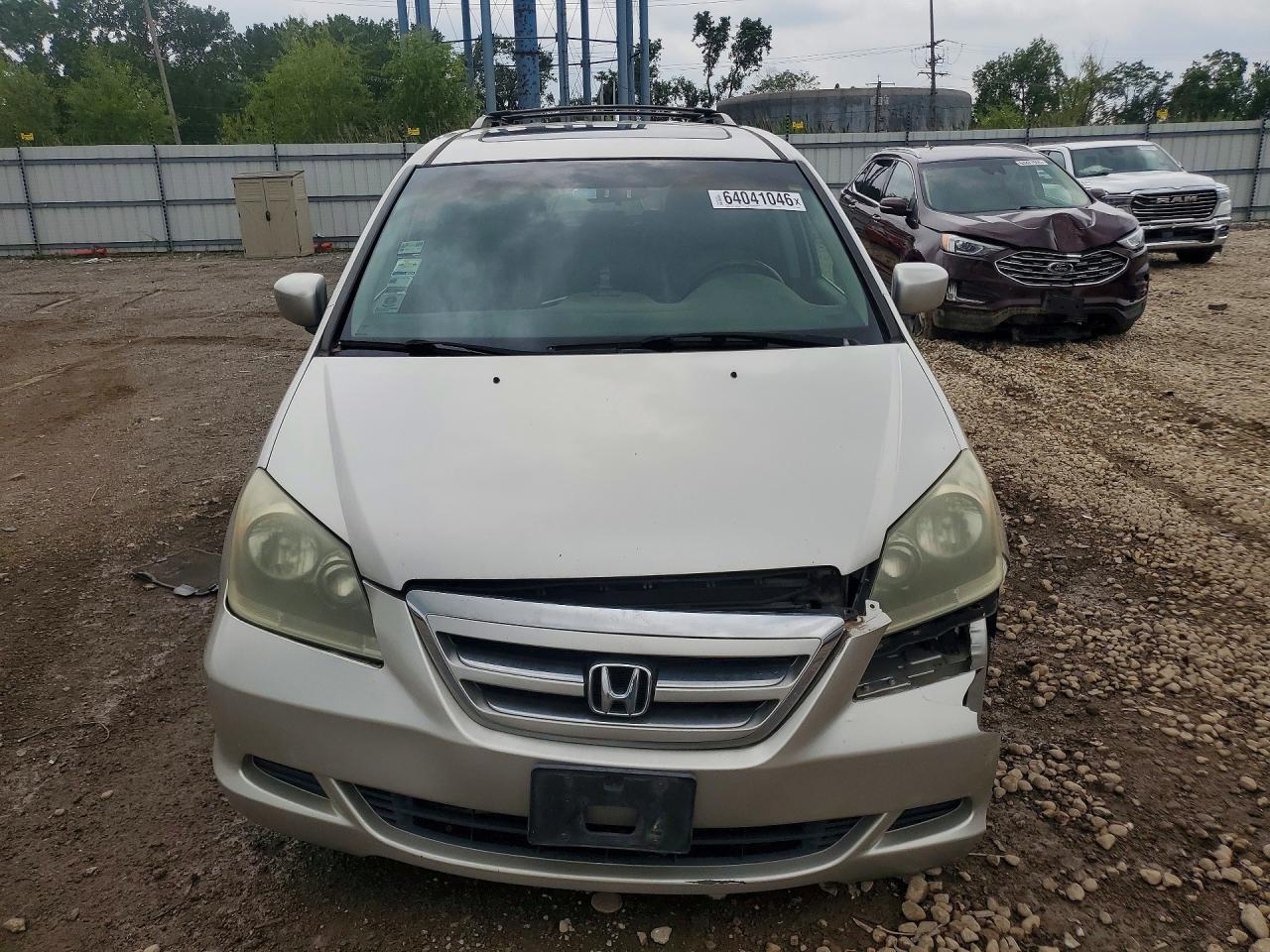 2007 Honda Odyssey Exl Silver vin: 5FNRL38747B439635