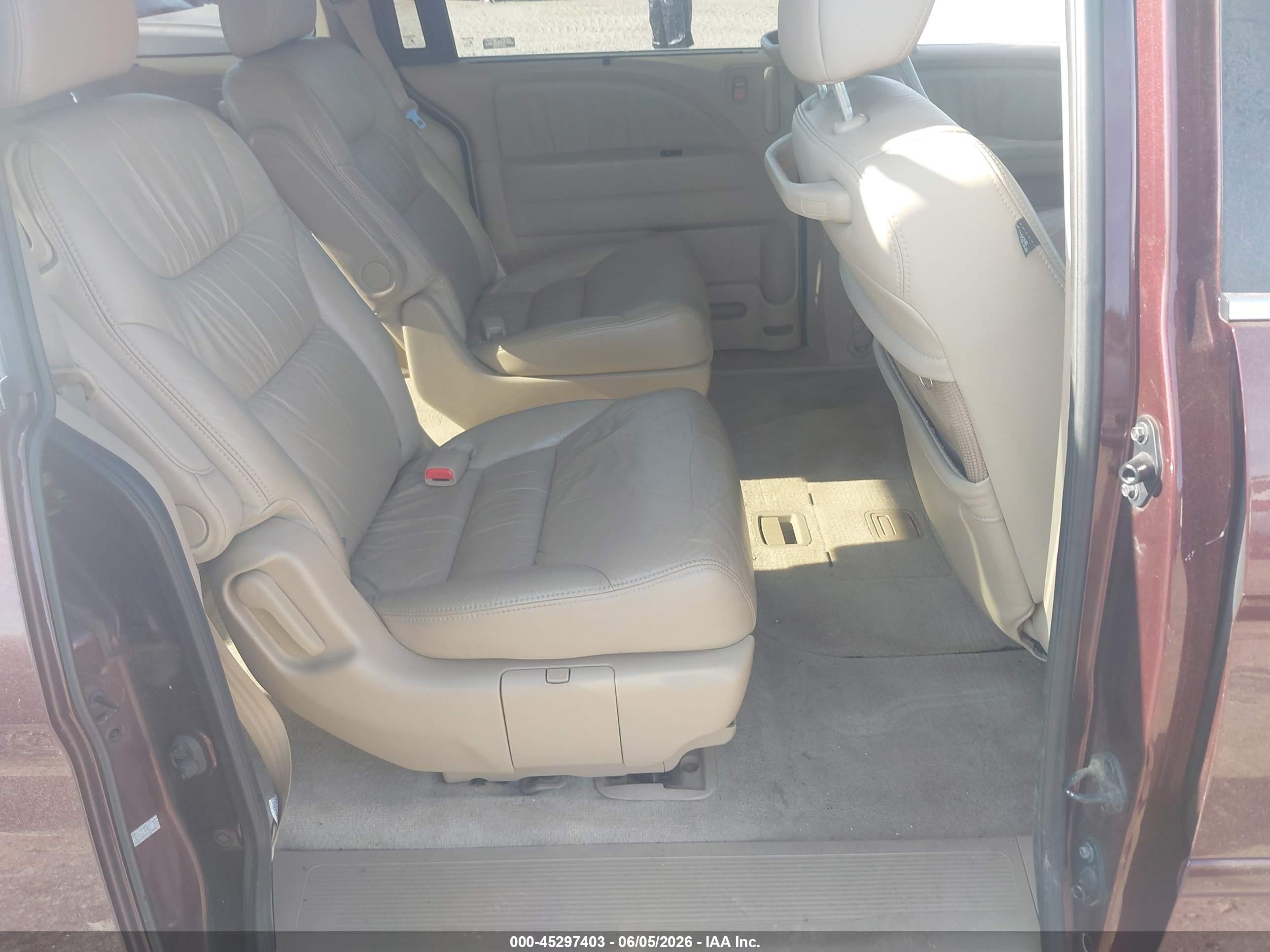 2007 Honda Odyssey Ex-l Maroon vin: 5FNRL38747B461442
