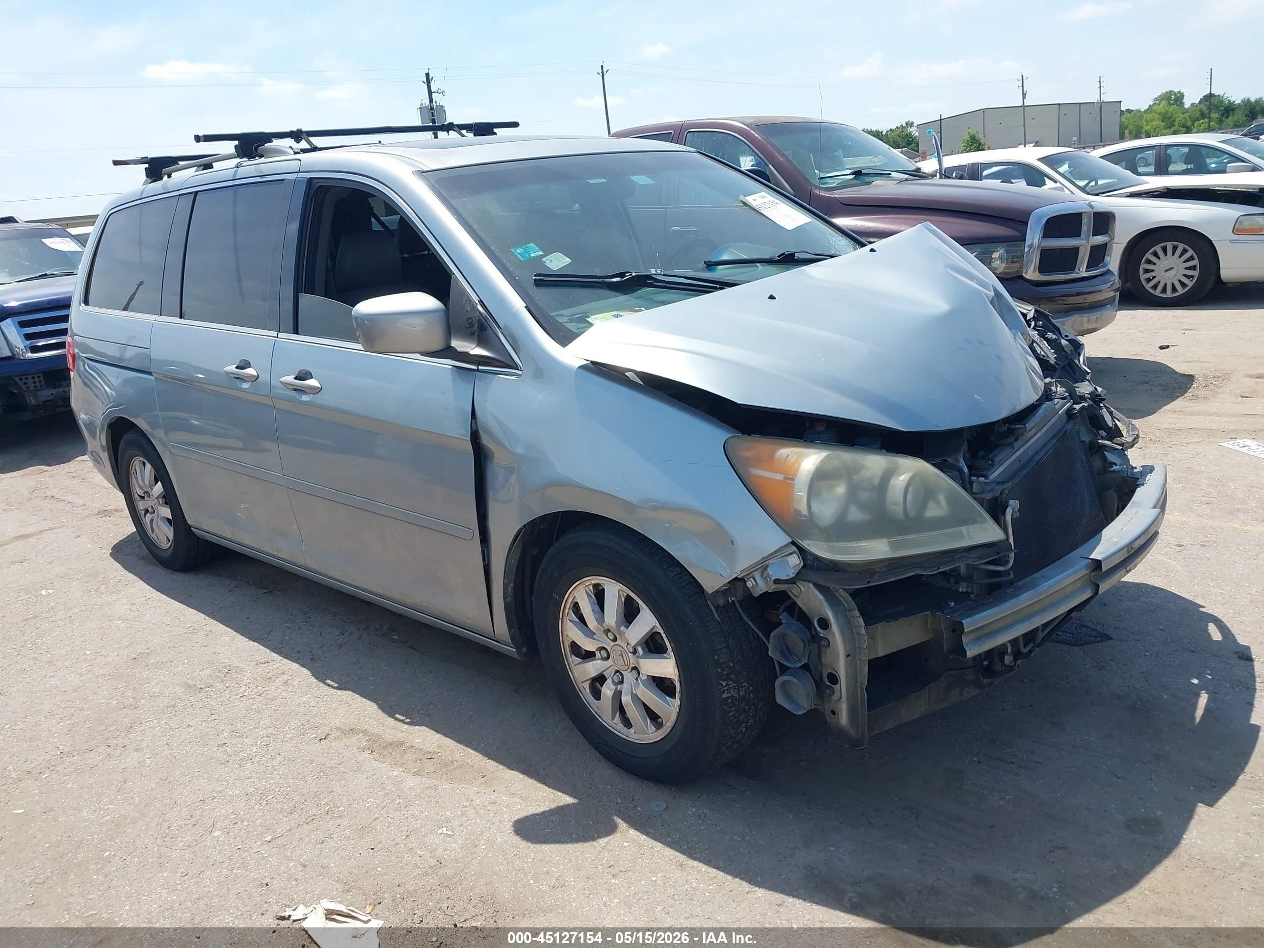 2008 Honda Odyssey Ex-l Blue vin: 5FNRL38748B005670