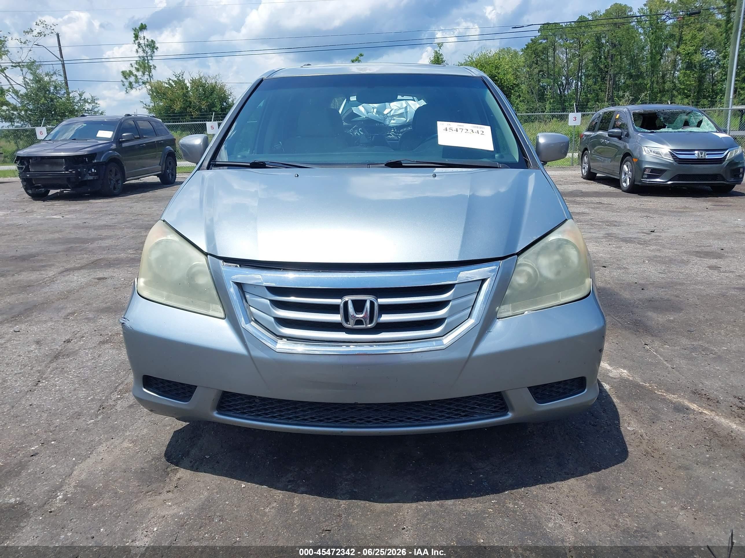 2008 Honda Odyssey Ex-l Blue vin: 5FNRL38748B017172