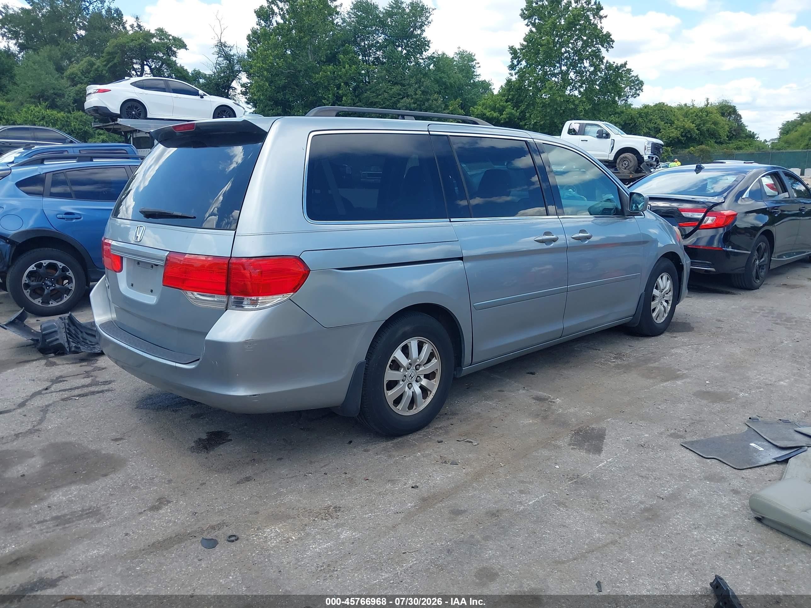2008 Honda Odyssey Ex-l Gray vin: 5FNRL38748B035333