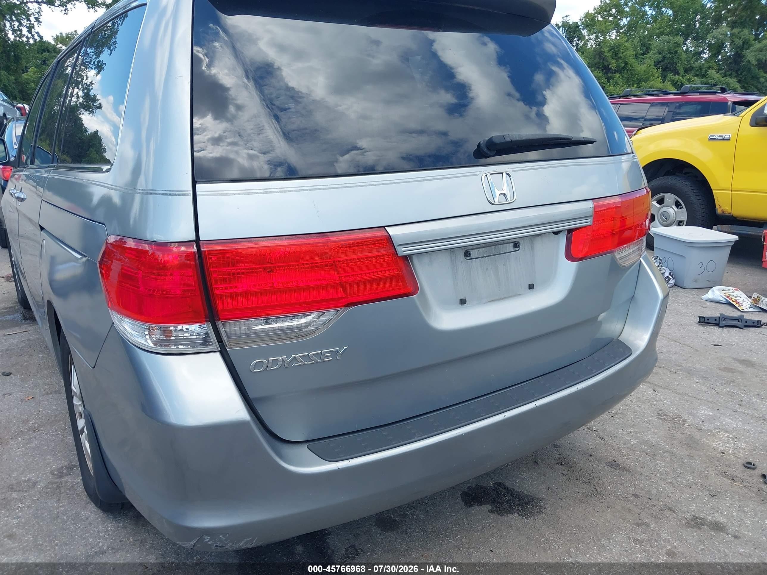 2008 Honda Odyssey Ex-l Gray vin: 5FNRL38748B035333