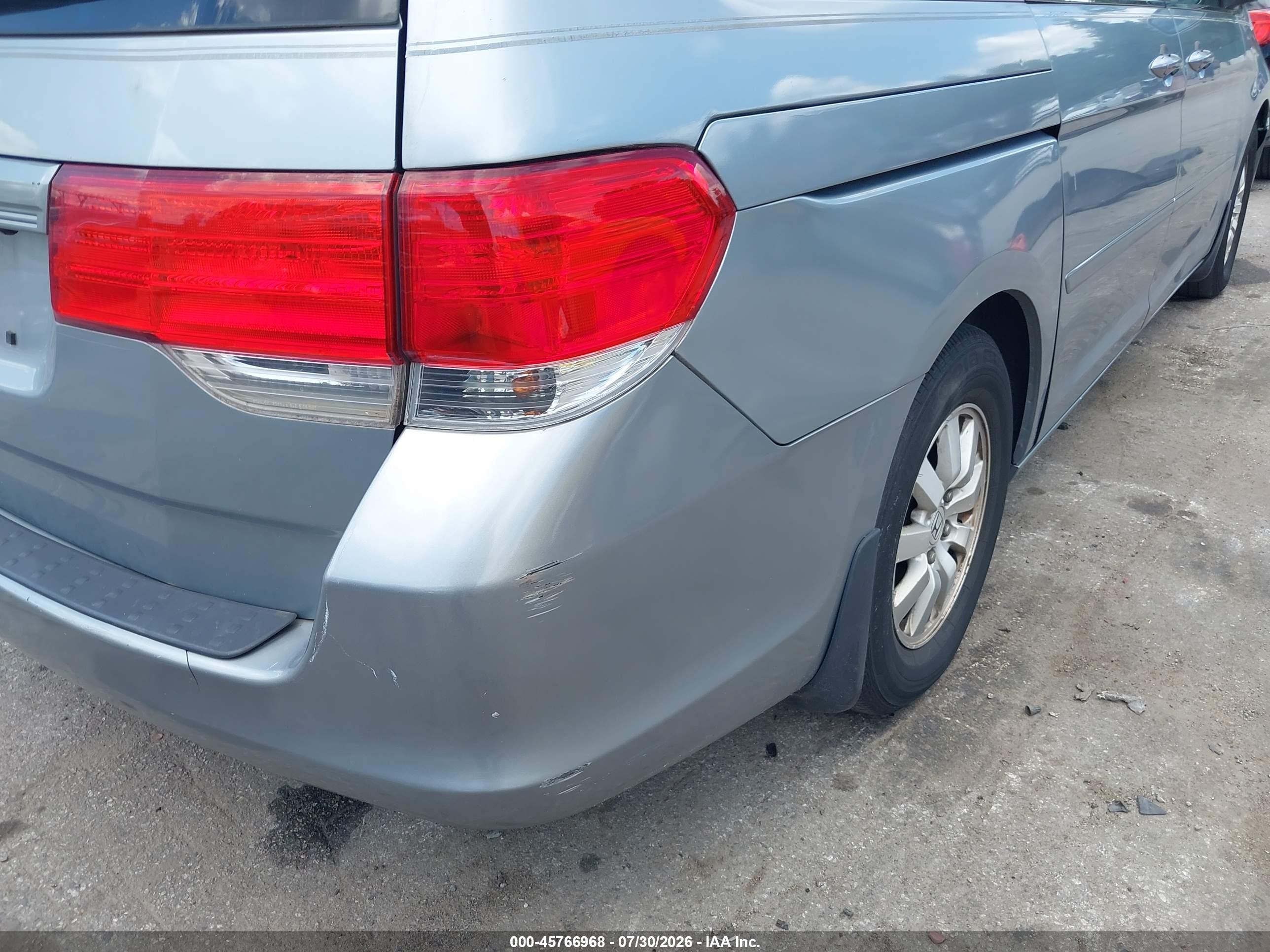 2008 Honda Odyssey Ex-l Gray vin: 5FNRL38748B035333
