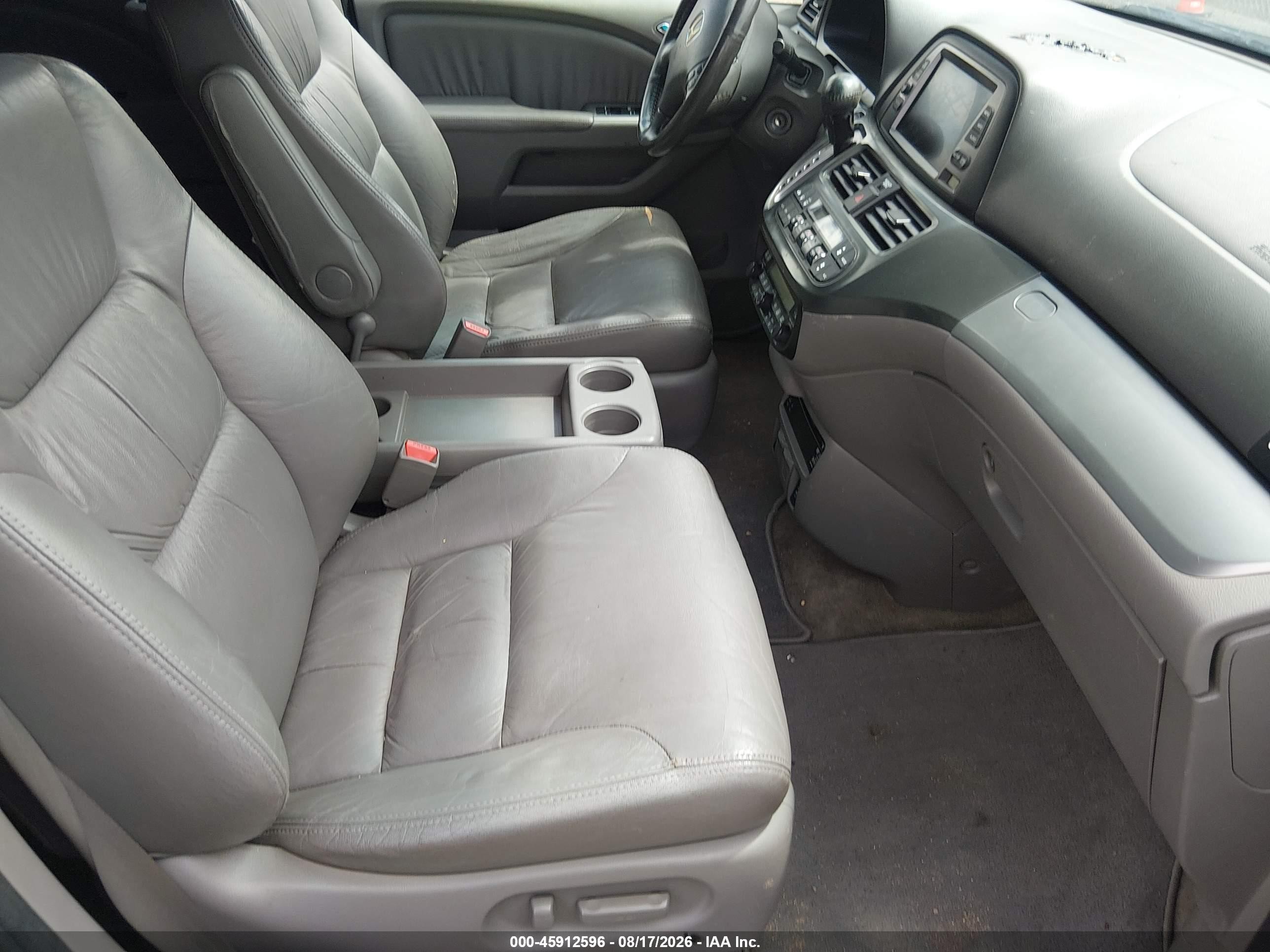 2008 Honda Odyssey Ex-l Blue vin: 5FNRL38748B060717
