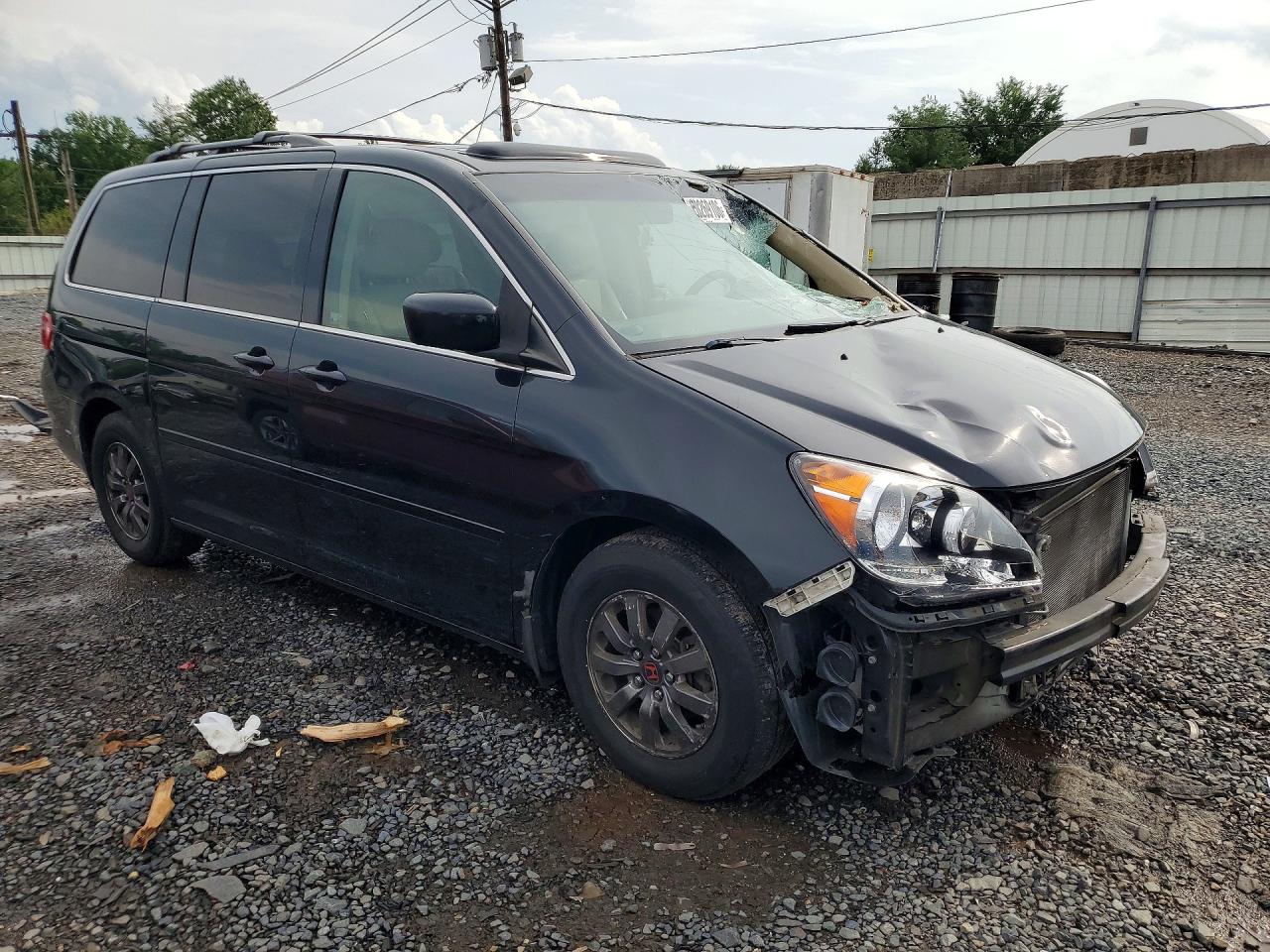 2008 Honda Odyssey Exl Black vin: 5FNRL38748B072625