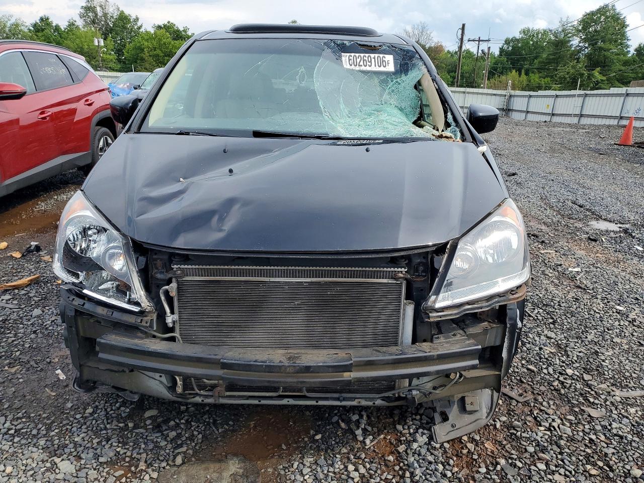 2008 Honda Odyssey Exl Black vin: 5FNRL38748B072625