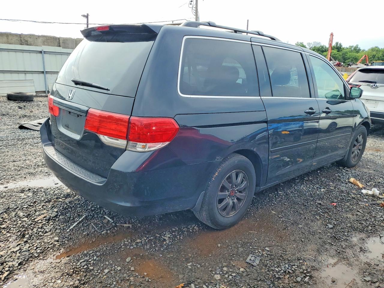 2008 Honda Odyssey Exl Black vin: 5FNRL38748B072625