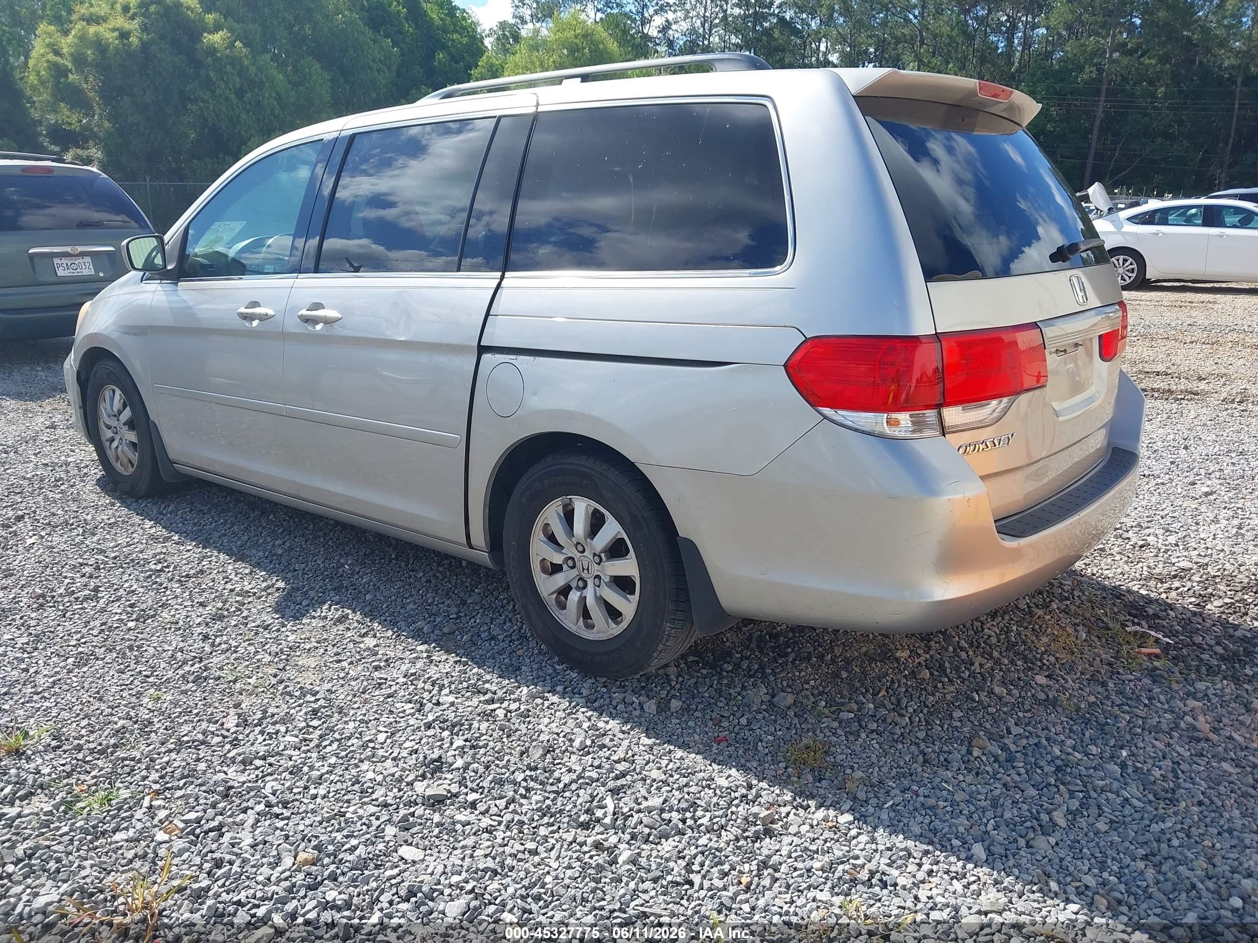 2008 Honda Odyssey Ex-l Silver vin: 5FNRL38748B091577