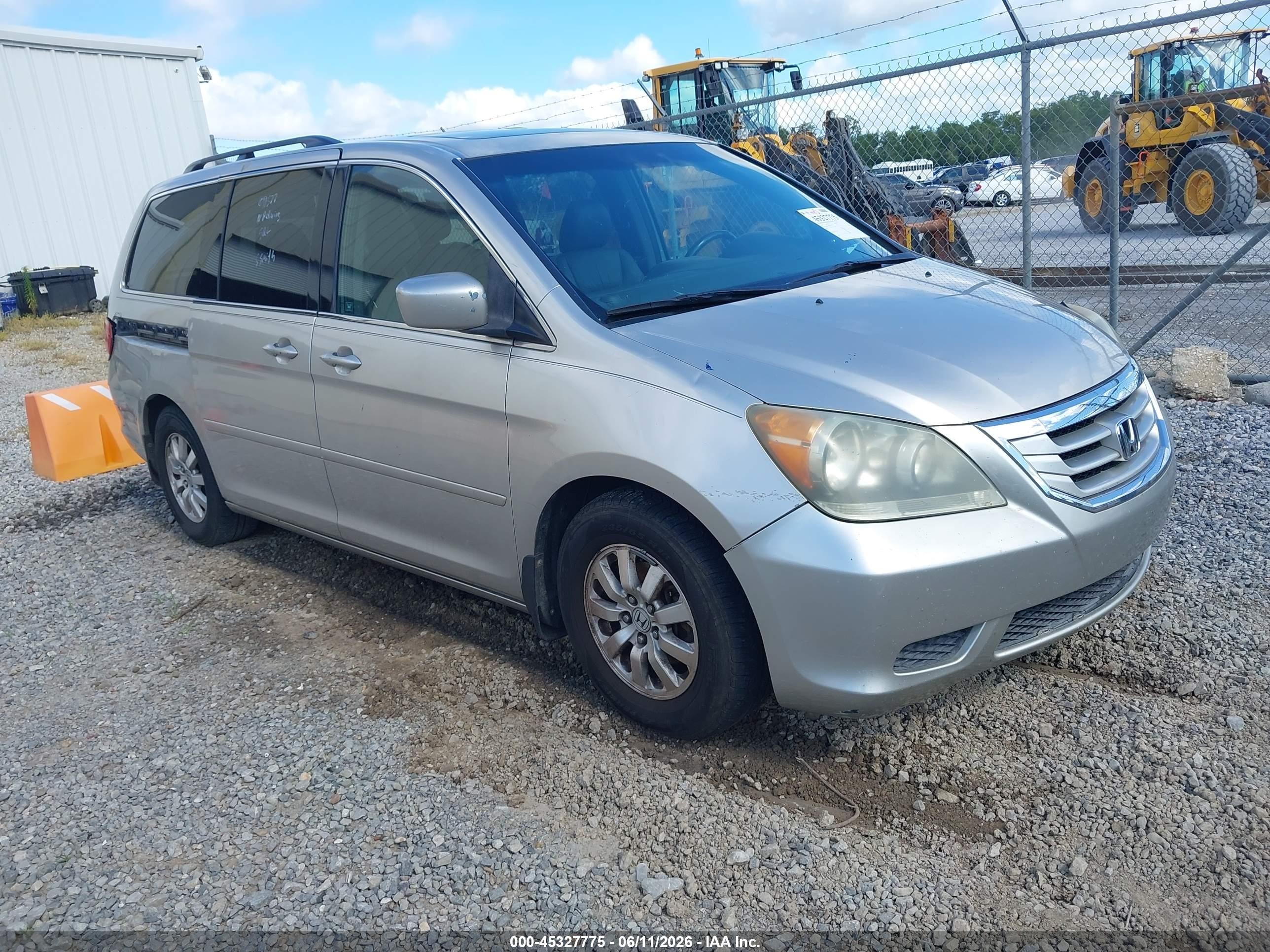 2008 Honda Odyssey Ex-l Silver vin: 5FNRL38748B091577