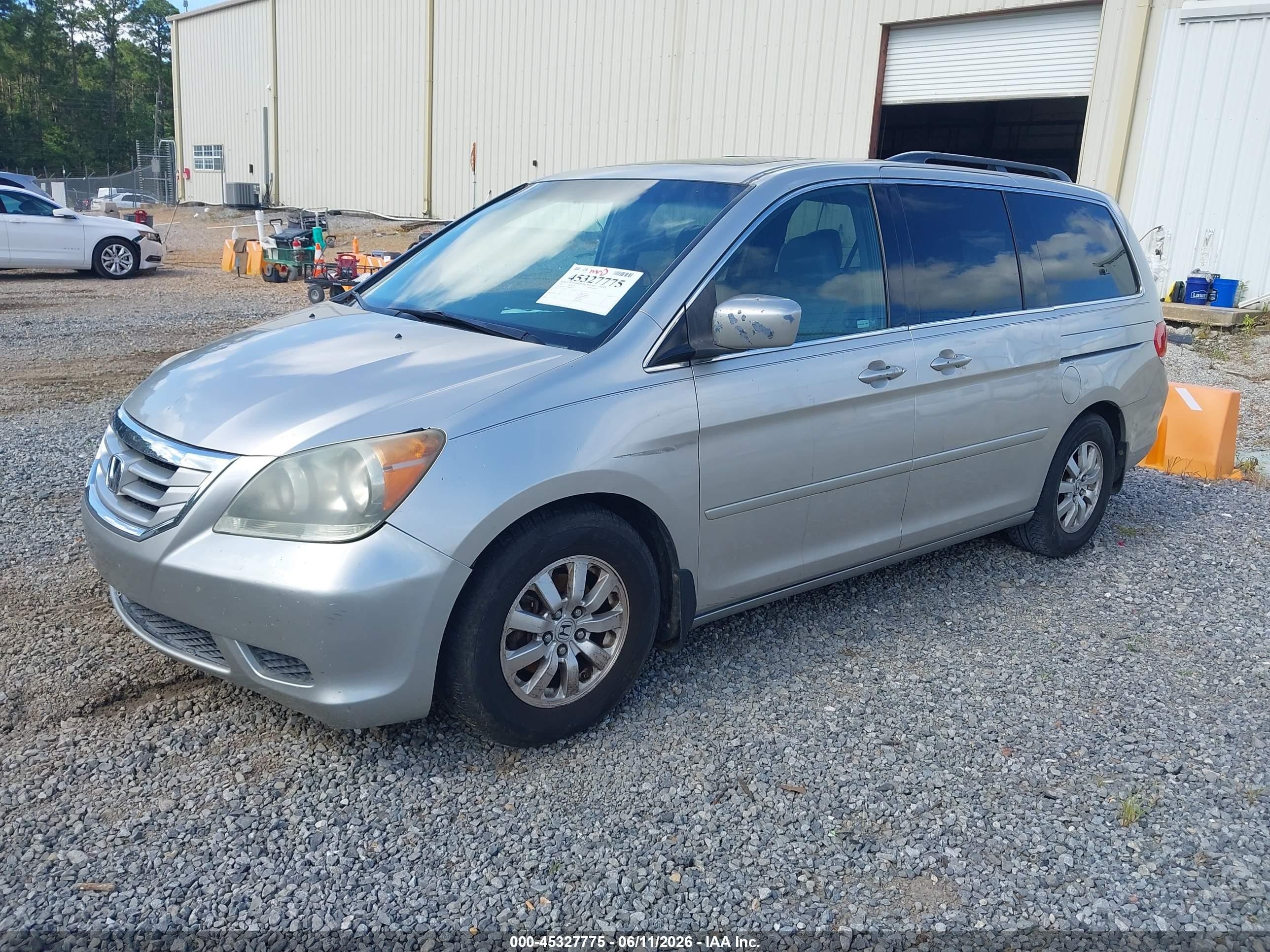 2008 Honda Odyssey Ex-l Silver vin: 5FNRL38748B091577