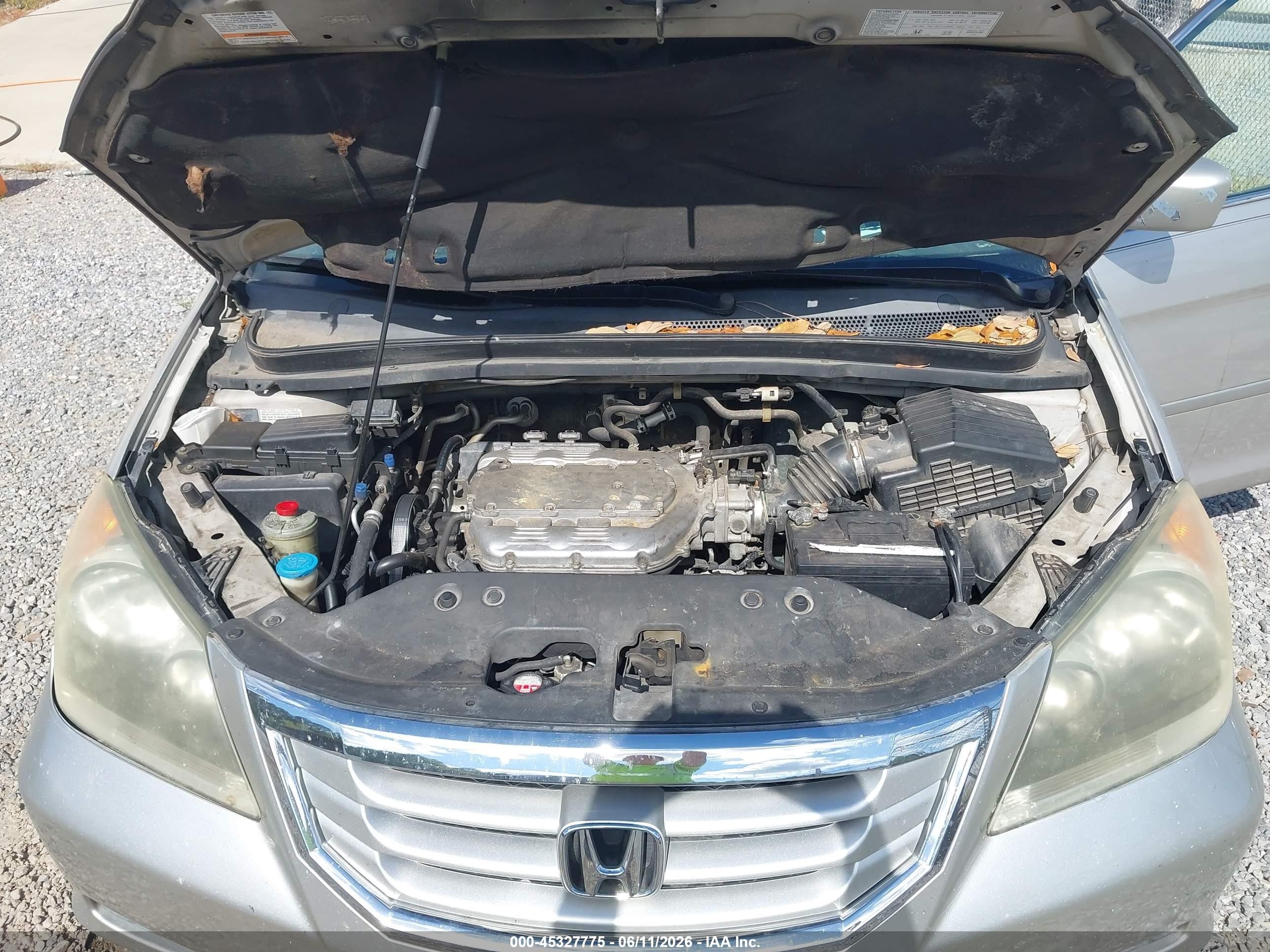 2008 Honda Odyssey Ex-l Silver vin: 5FNRL38748B091577