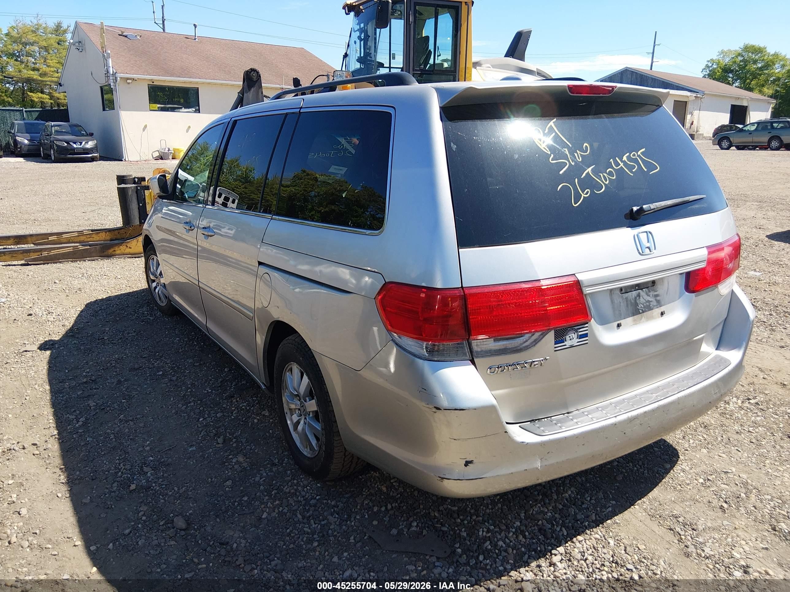 2008 Honda Odyssey Ex-l Золотой vin: 5FNRL38748B410010