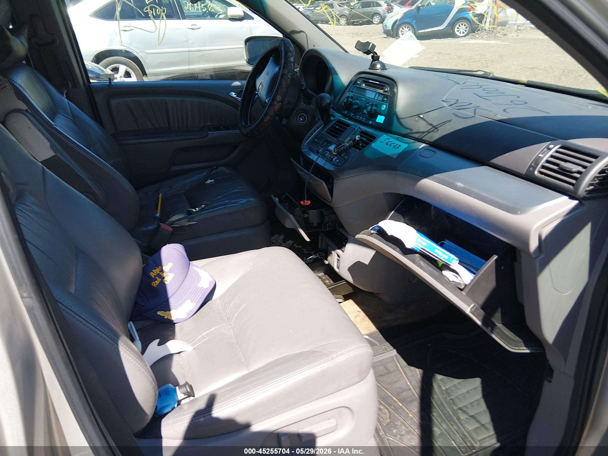 2008 Honda Odyssey Ex-l Золотой vin: 5FNRL38748B410010