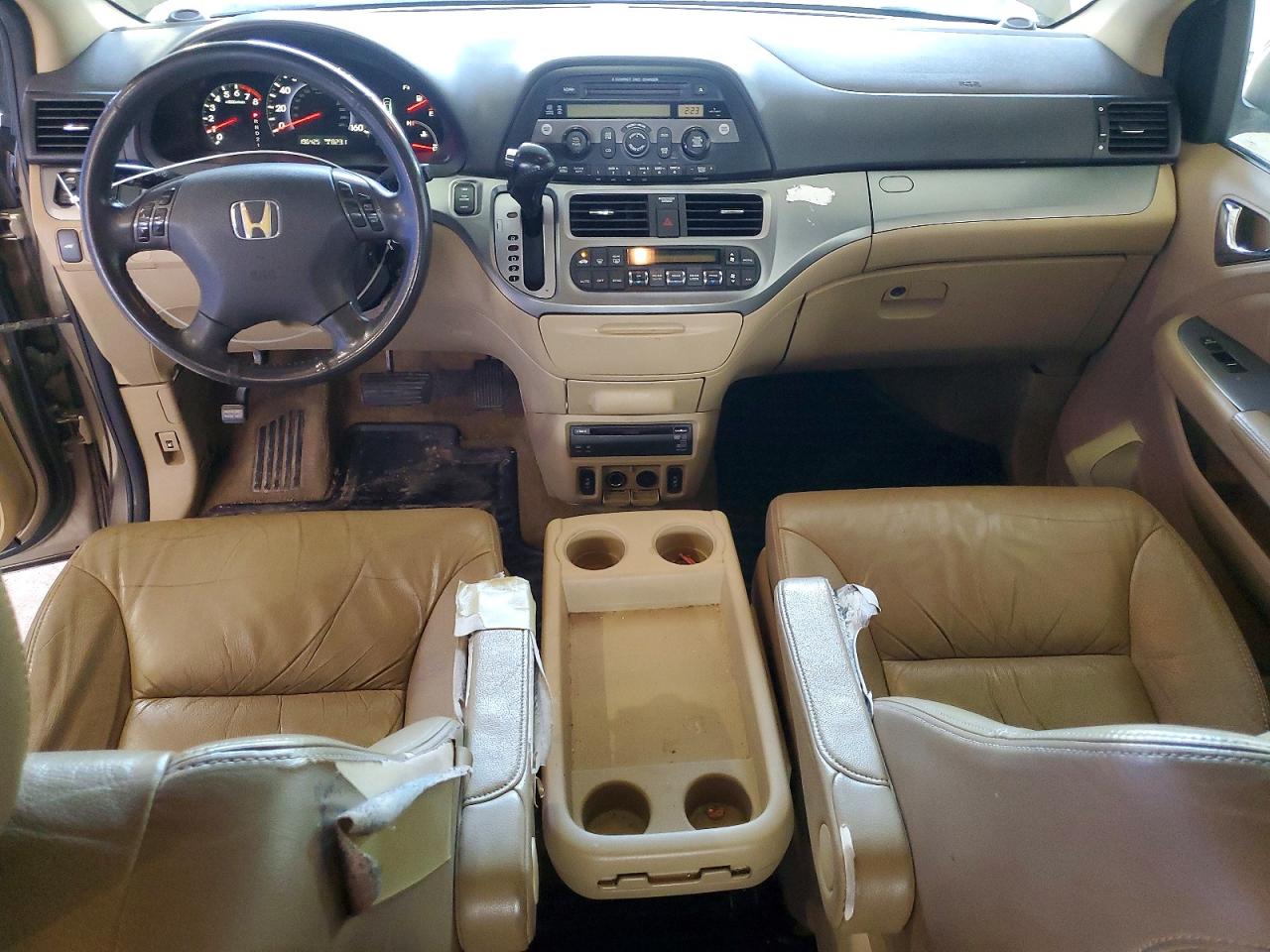2009 Honda Odyssey Exl Gold vin: 5FNRL38749B000633