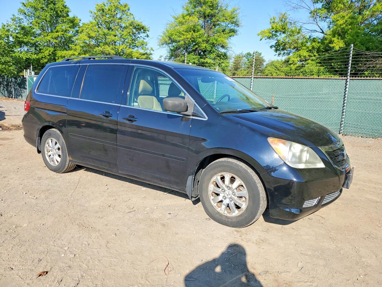 2009 Honda Odyssey Exl Black vin: 5FNRL38749B012488