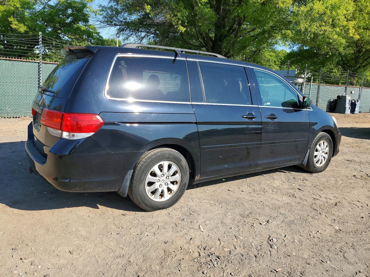 2009 Honda Odyssey Exl Black vin: 5FNRL38749B012488